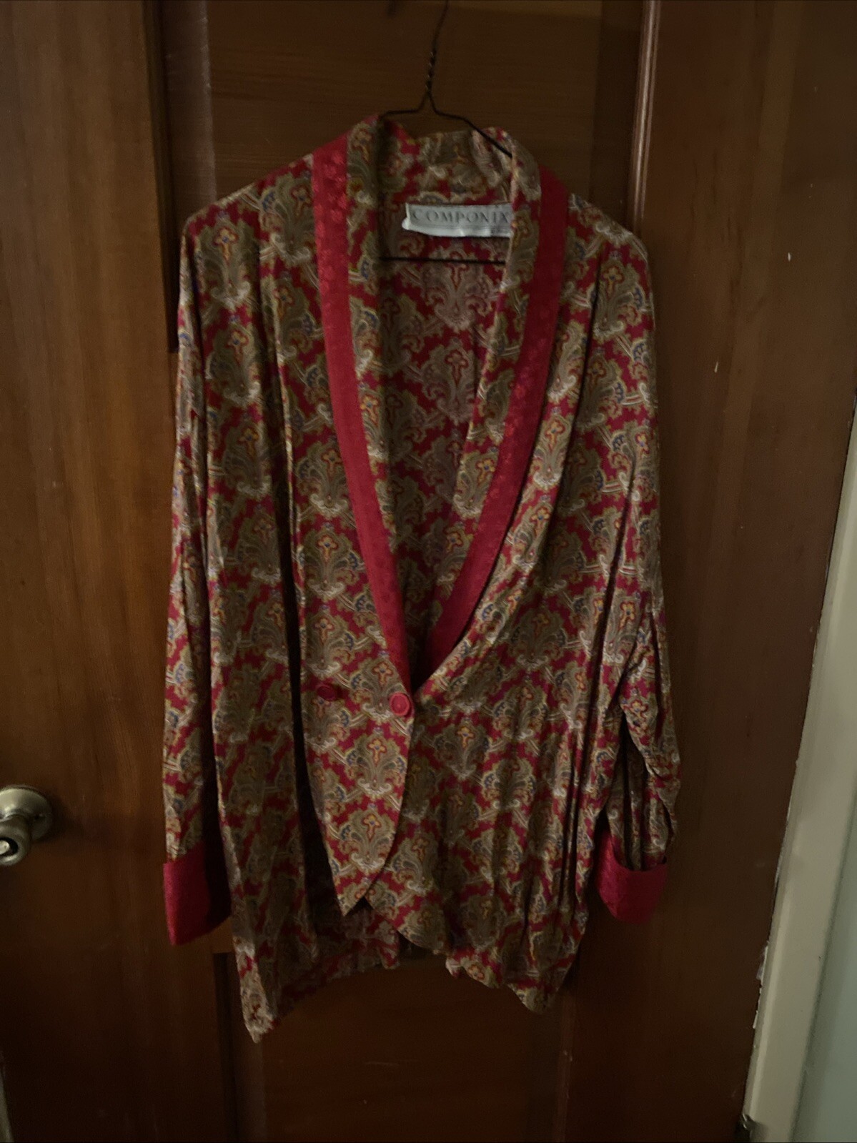 Vintage 80’s Componix Art To Wear Abstract Oversize Jacket