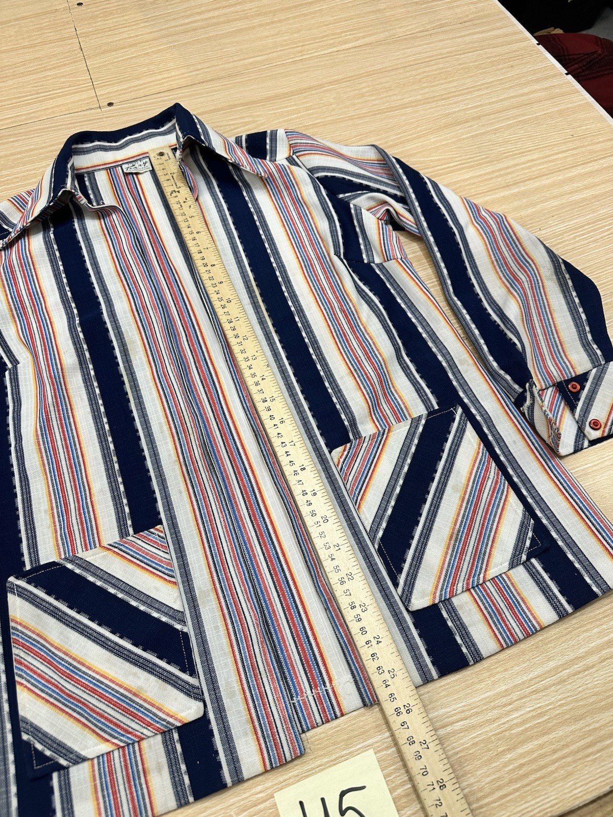 FLAWED! Vintage 1970s Styled By Terry Chicago Shirt Jacket Western Boho
