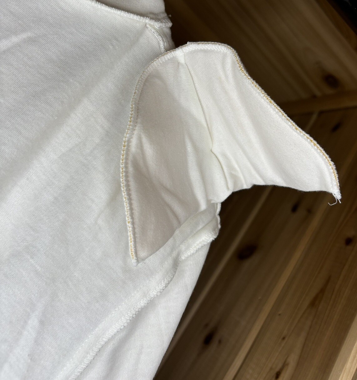 Vintage Womens Pierre Lamonte Patchwork Lace Cottagecore White Top Retro Sz M