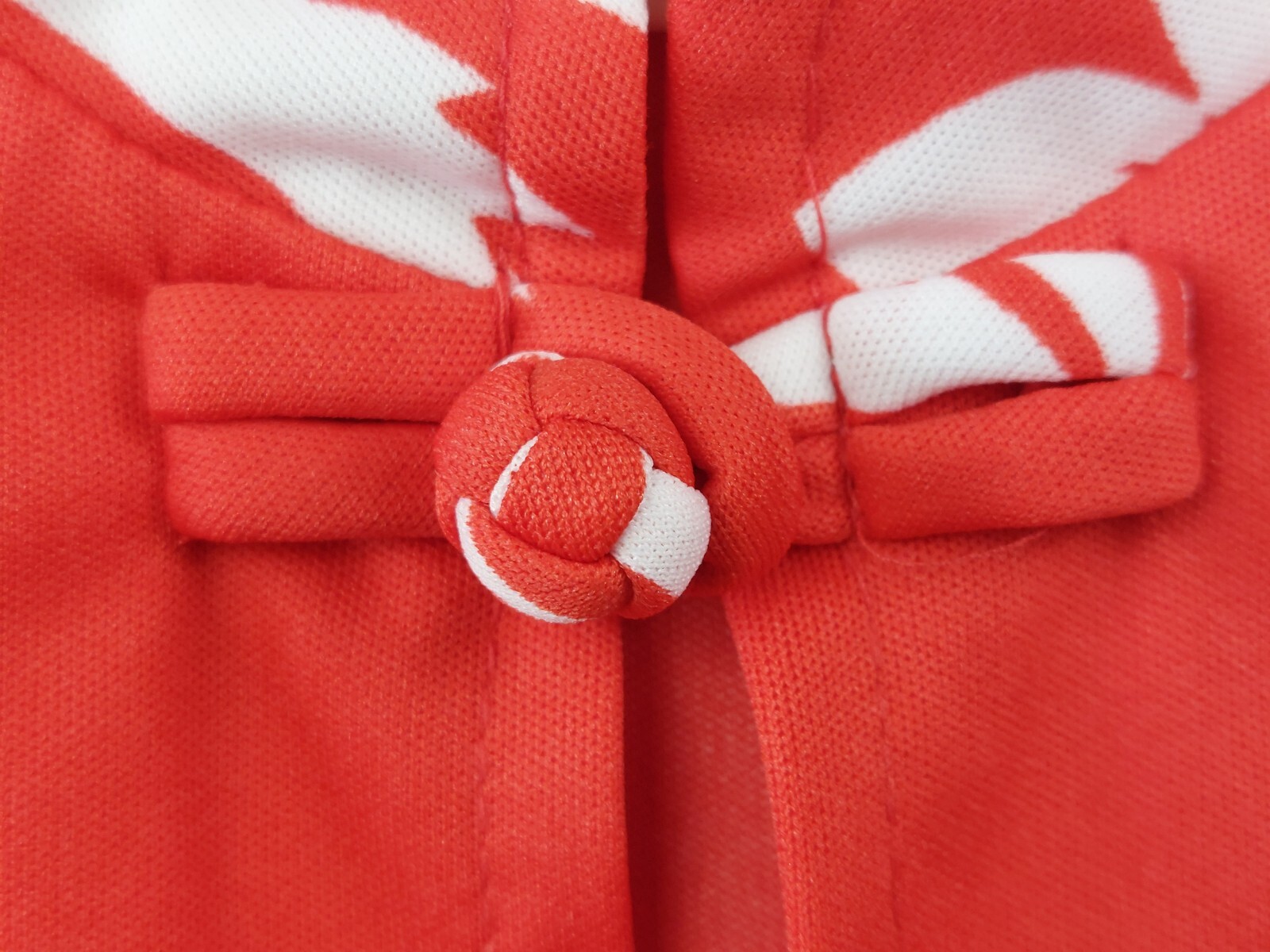 Vintage Sears Hawaii Shirt Womens Size 6 Red White Hibiscus Flower Style 8L/705