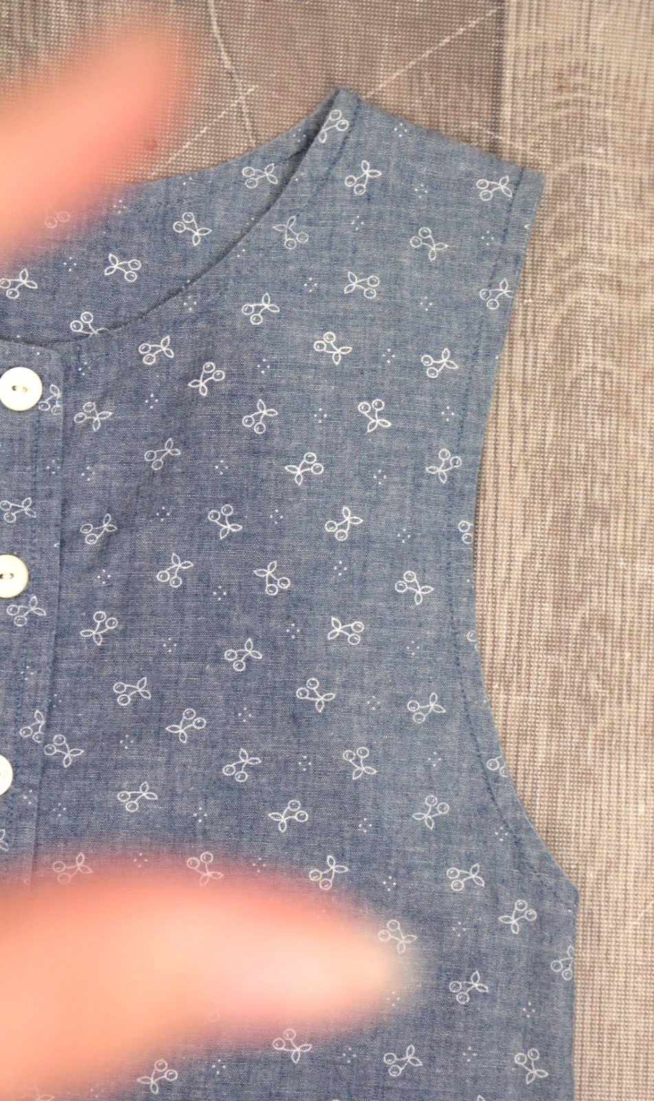 Vtg Women’s 80s 90s Blue Cherry Print Laura Ashley Fabric Jumpsuit W/ Belt XS
