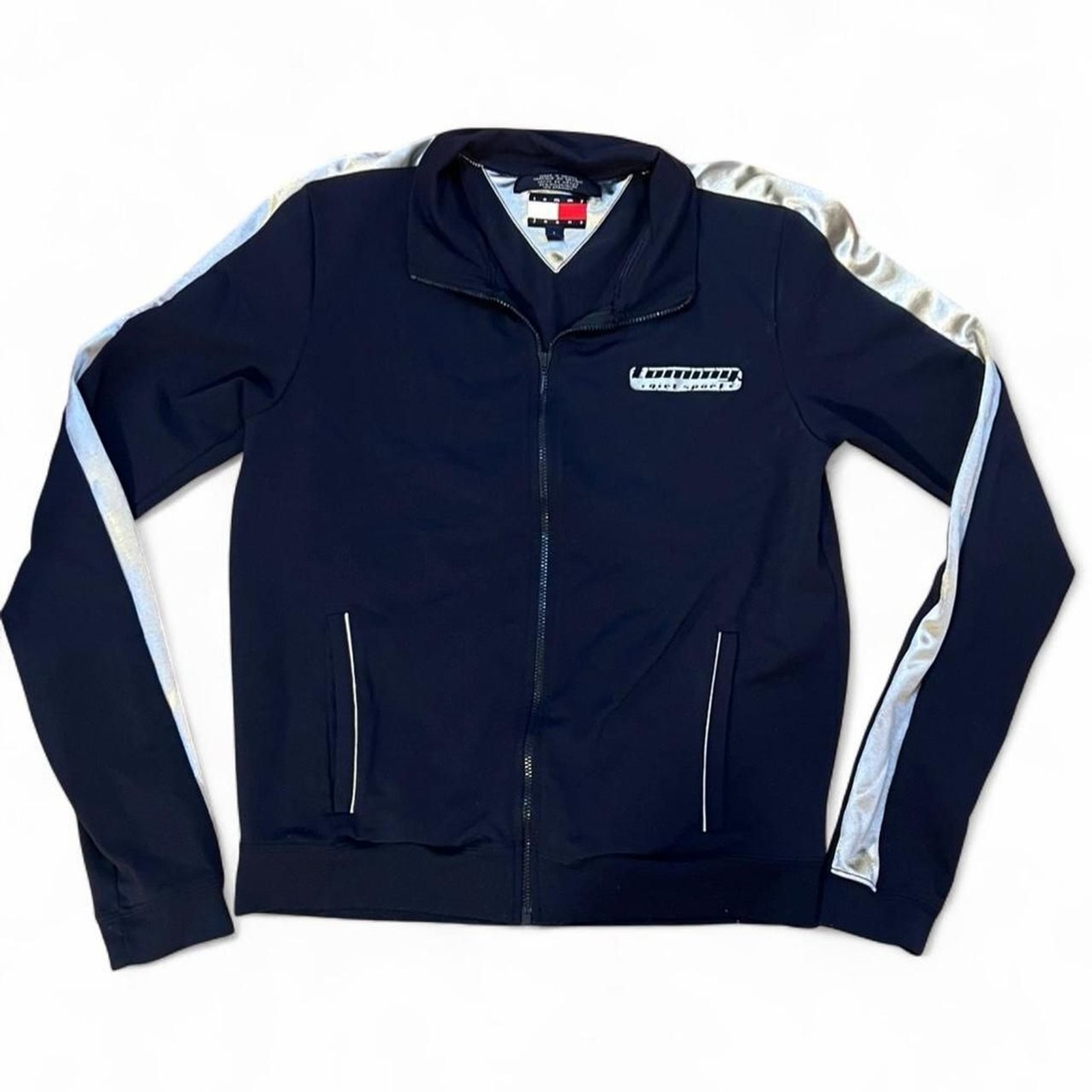 Vintage Tommy-Hilfiger Women’s Navy and Silver Set