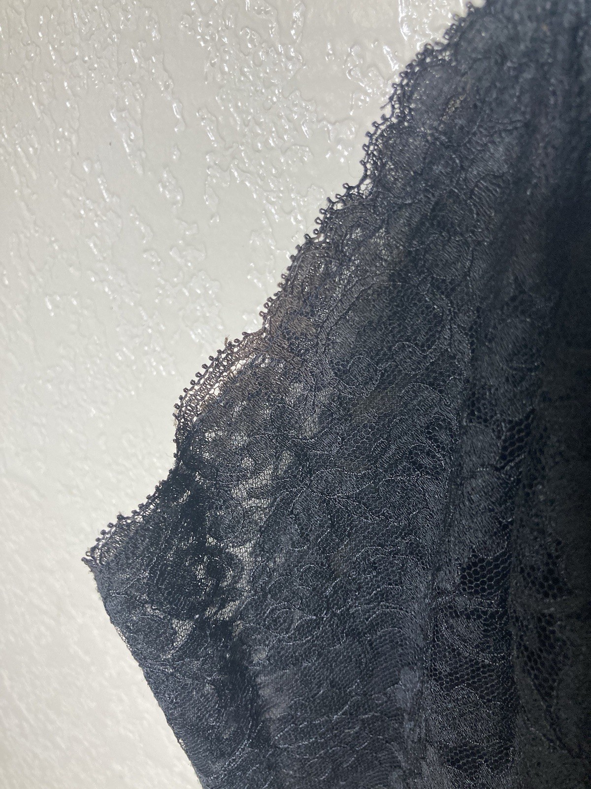 Vanity Fair Lace Nightgown Slip Size 36 Tricot All Nylon Lingerie Silky