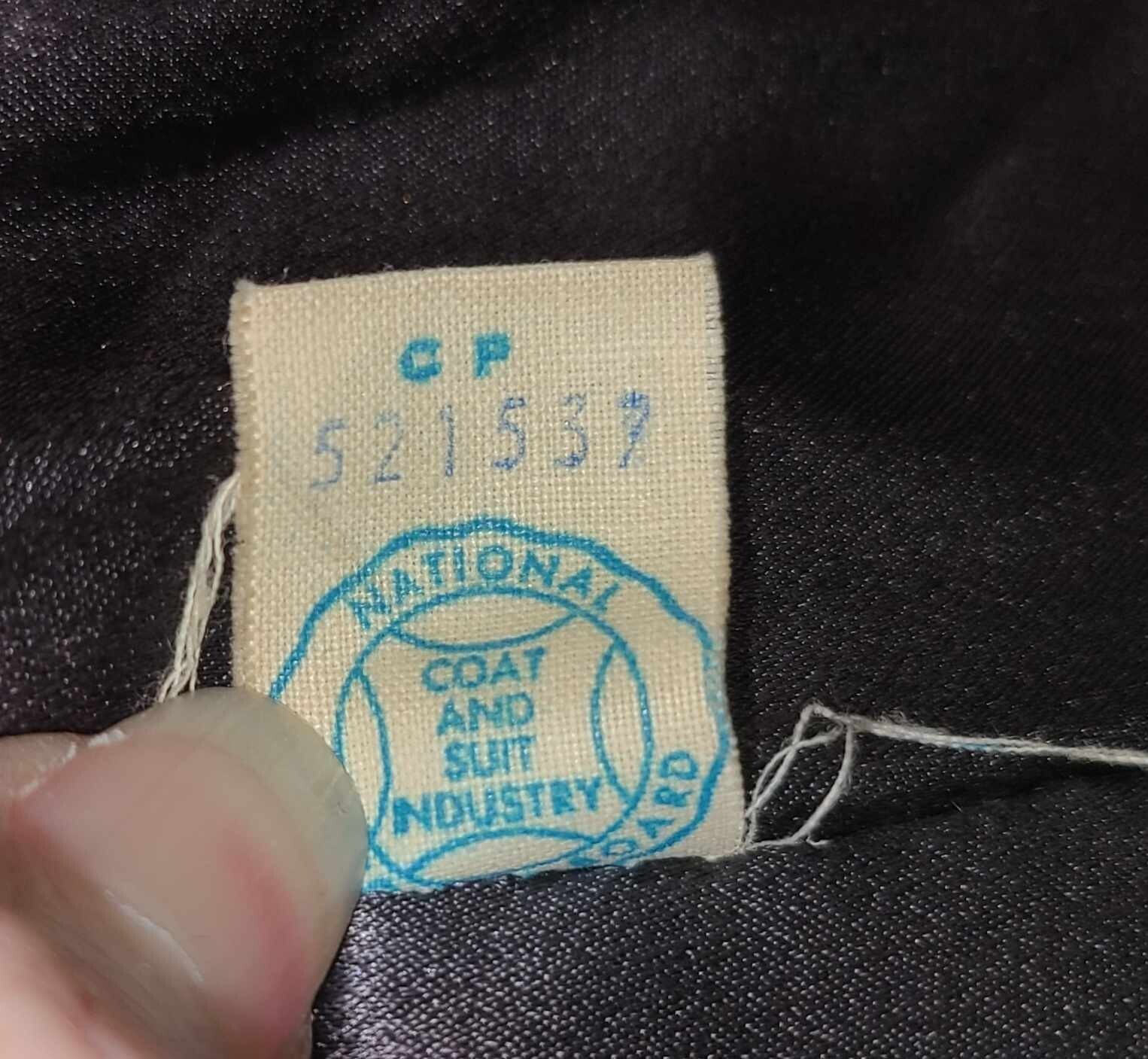 Vintage 1955-1963 Women’s Charcoal Gray Dress Coat Union Made