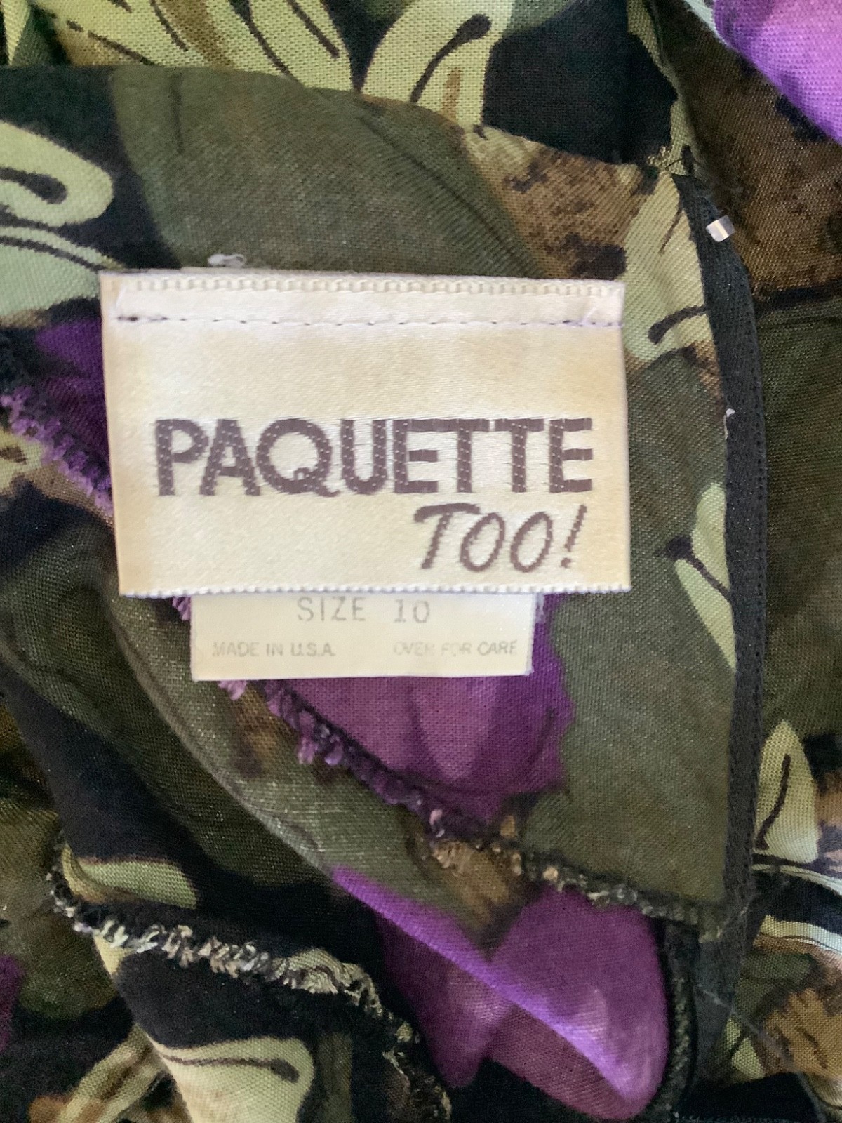 Vintage 80’s Paquette Too! Dress Size 10