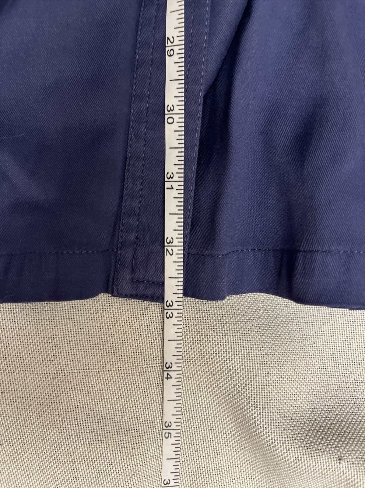 Allison Smith VINTAGE Button Midi Blue Skirt 12 Pleats Pockets Belt loop 80’s
