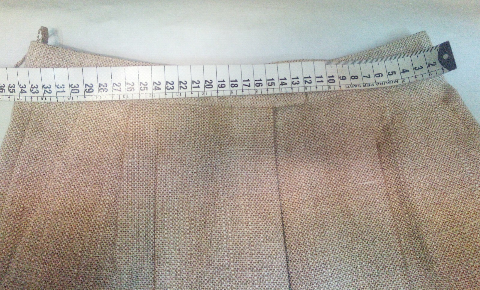 Women’s Half Pants Wool Blend Size 44 Comfortable Classic Straight Sale
