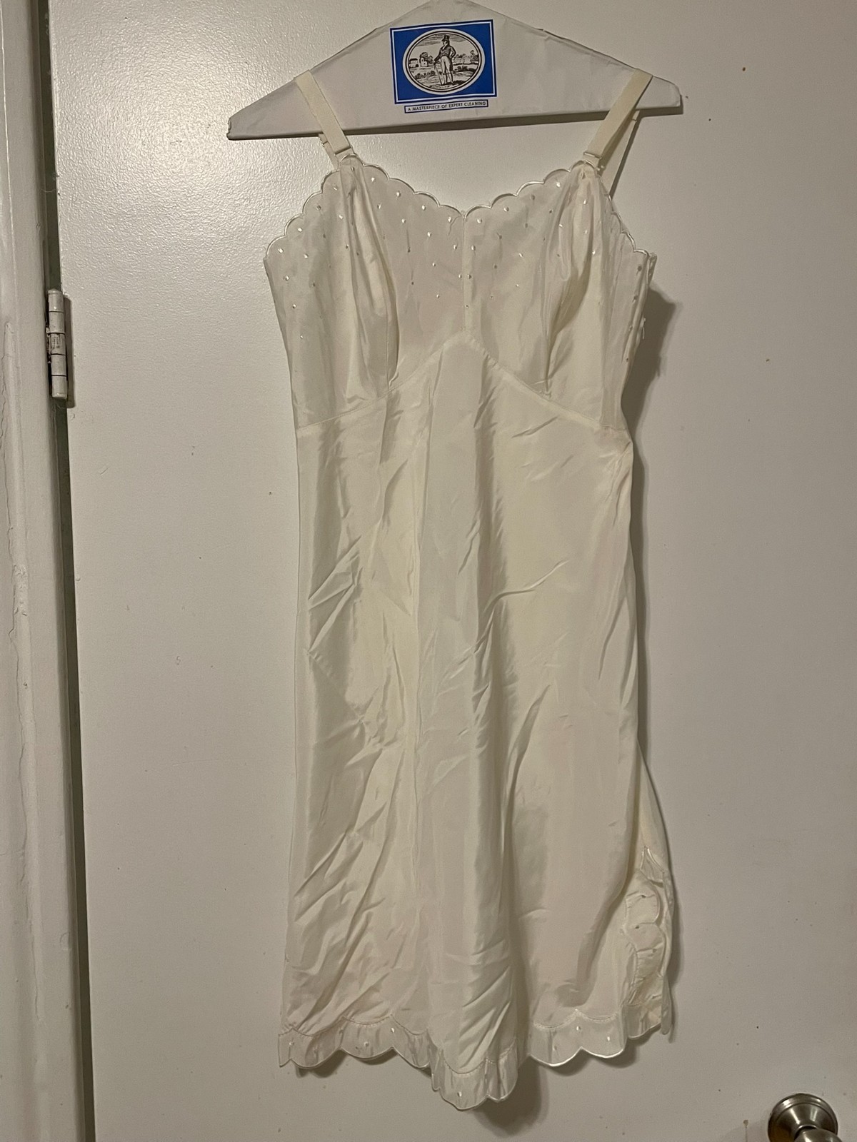 Vintage Barbizon Candie Tafredda white slip Rare Size 12