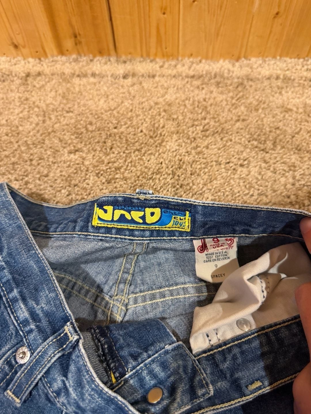 Vintage 90s JNCO Girlie Stuff Spacey Baggy Wide Leg Jeans
