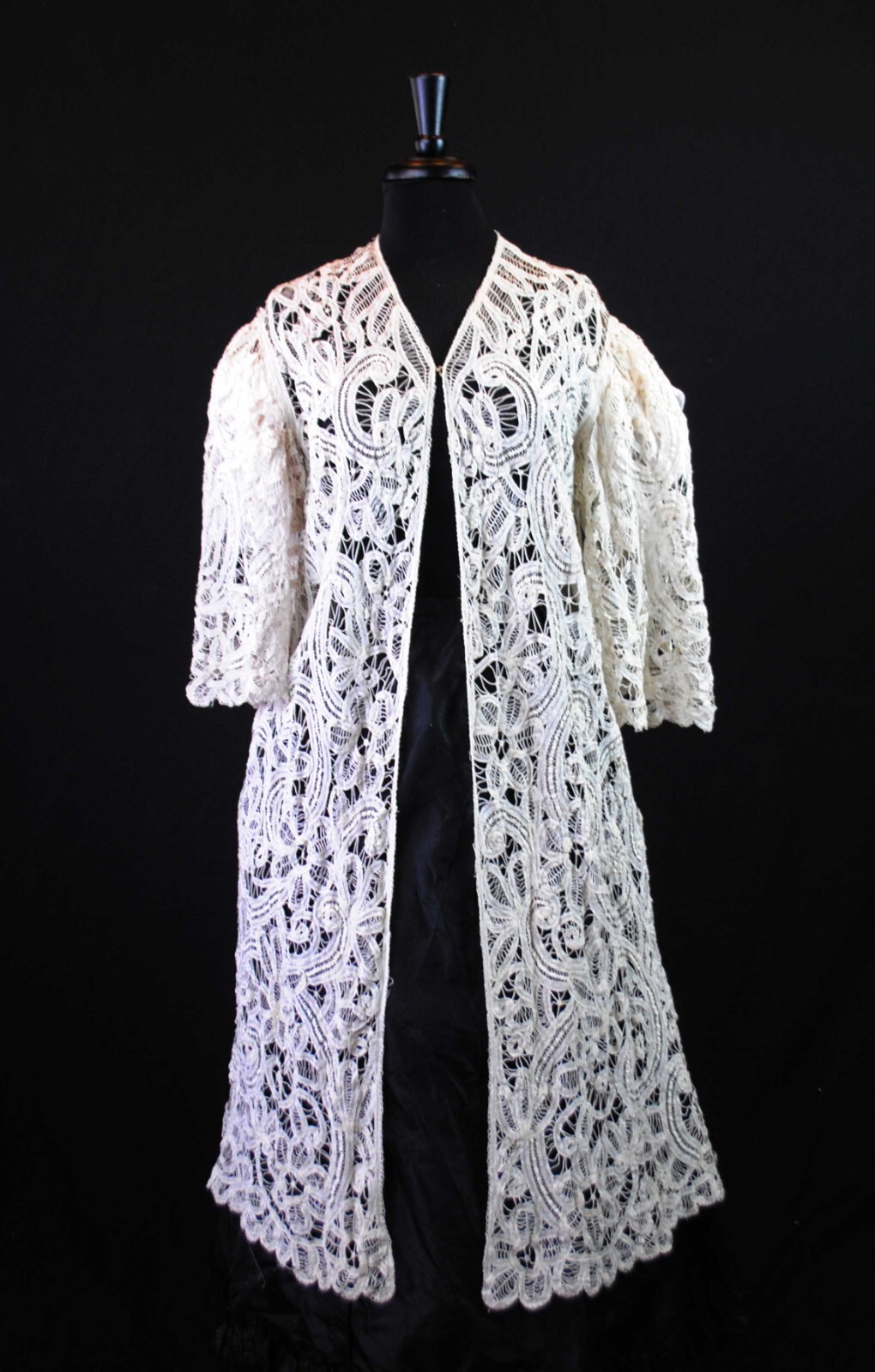 EDWARDIAN BATTENBURG TAPE LACE COAT 1915