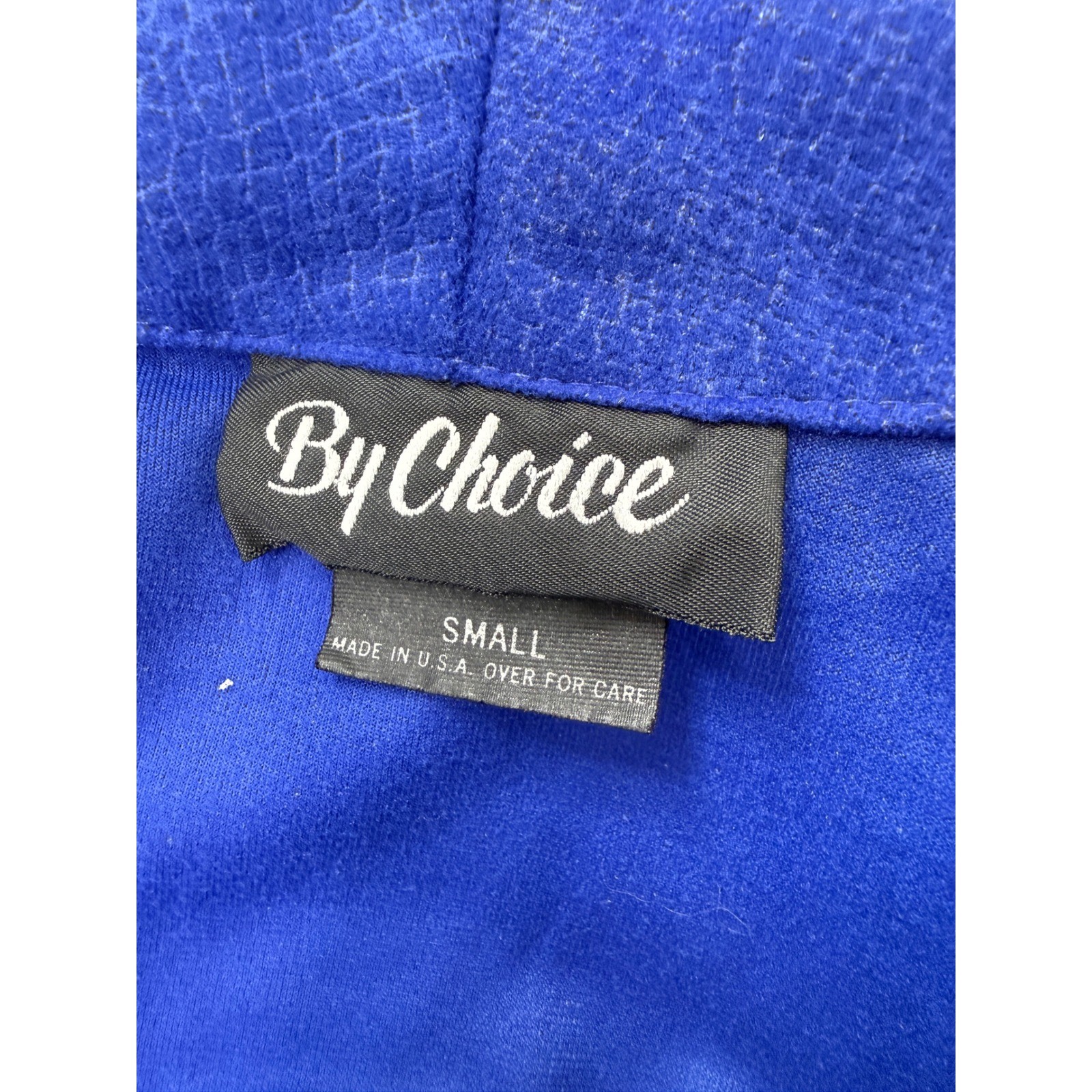 Vintage By Choice A Byer Royal Blue Skirt Suit Women Size 3 80s Power Suit Crop