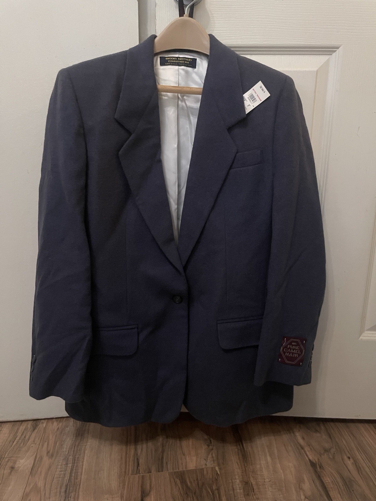 VTG NWT Brooks Brothers Camel Hair Blazer Jacket Womens 8 Deadstock