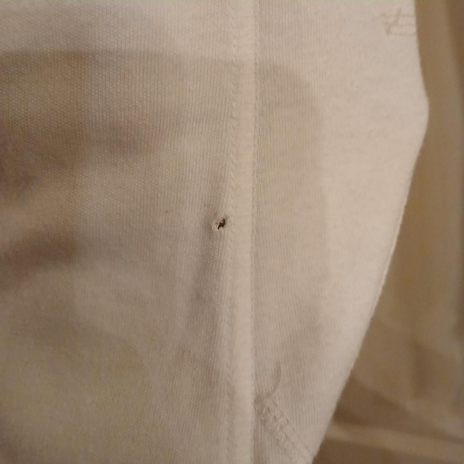 Y2K Abercrombie & Fitch white full double zip lightweight hoodie big tag S