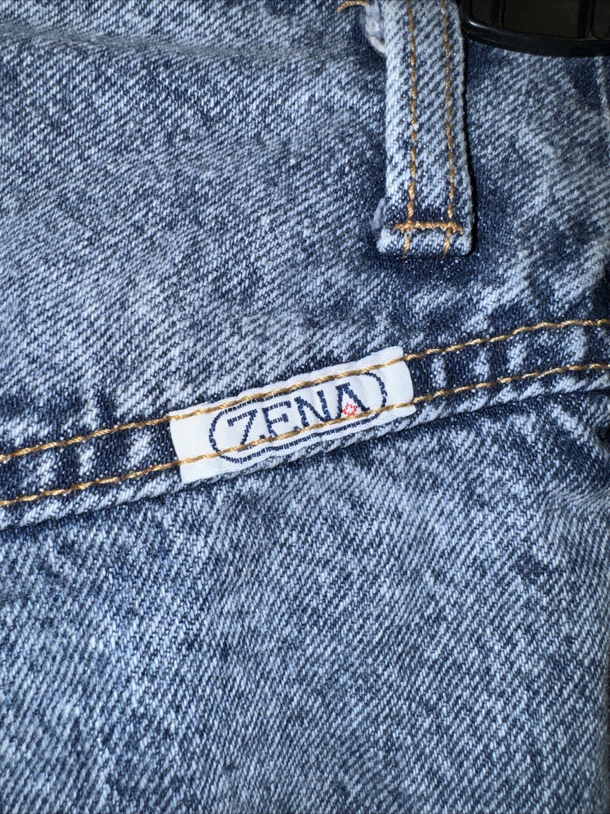 30 X 30 Size 12, Empire Waist Baggy Disco Skater Jeans 1980 ZENA Acid Wash