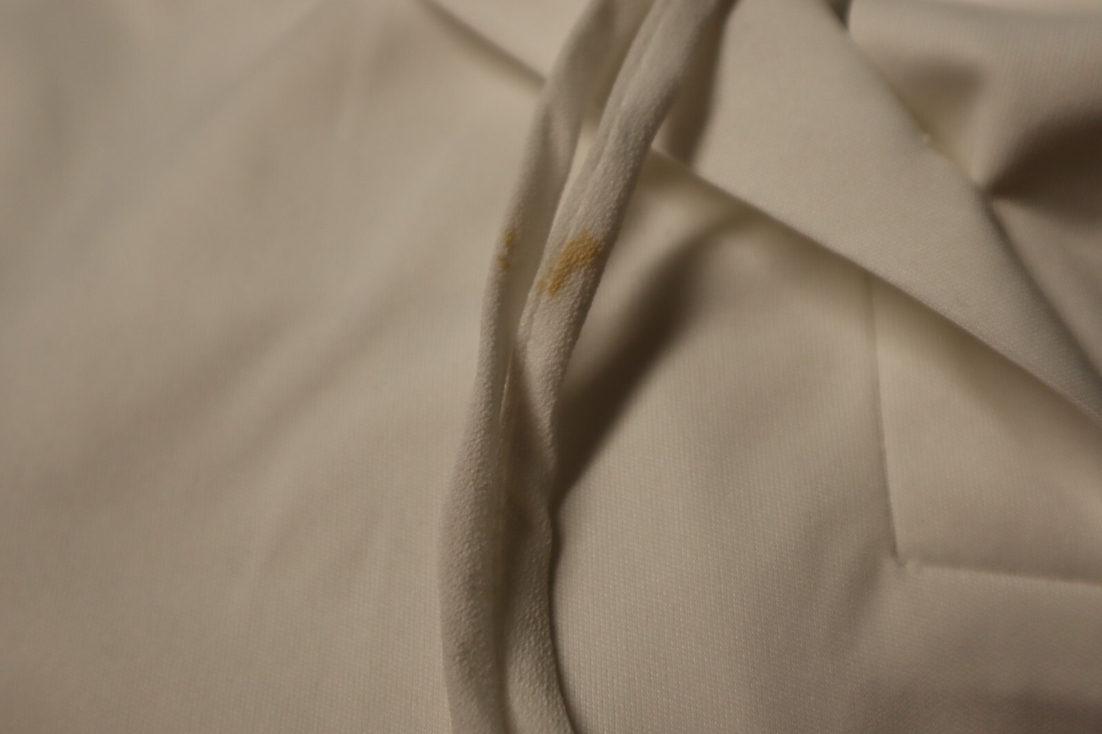 Vintage 1970s womens 1/2 sleeve white polyester blouse size 18 (check measuremen