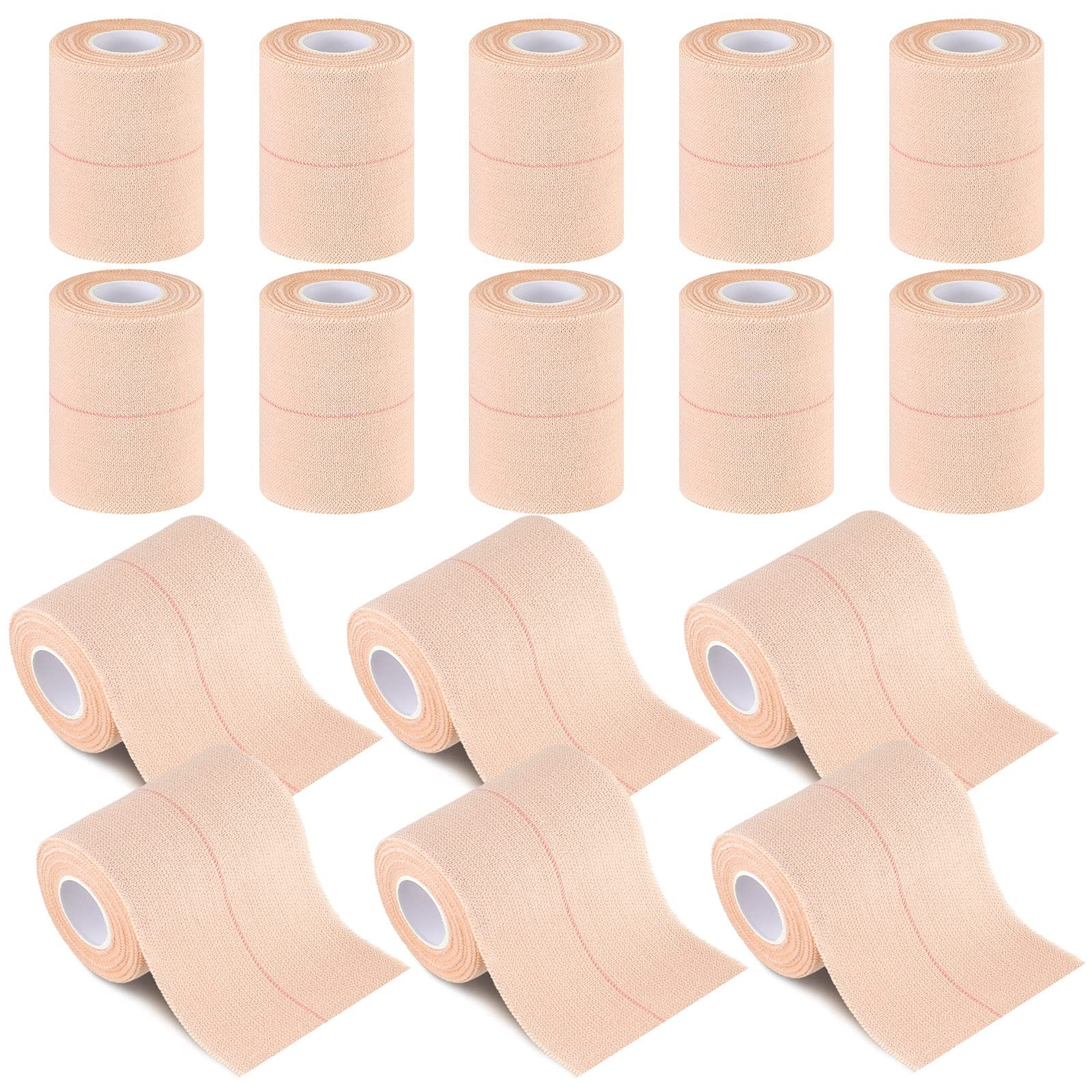 Nuanchu 16 Rolls Elastic Adhesive Bandage Tape Self Adherent Cohesive Flexible