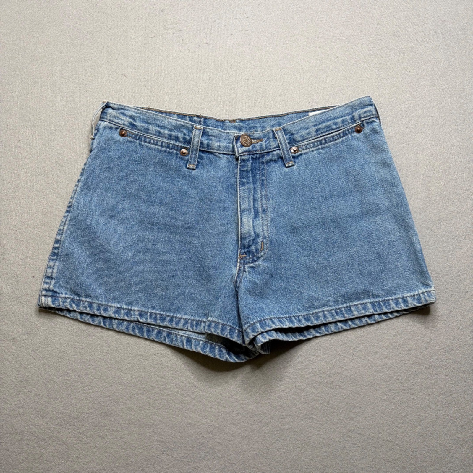 l.e.i. Denim Shorts Womens 3 Blue Vintage Y2K High Rise 100% Cotton 196787Q