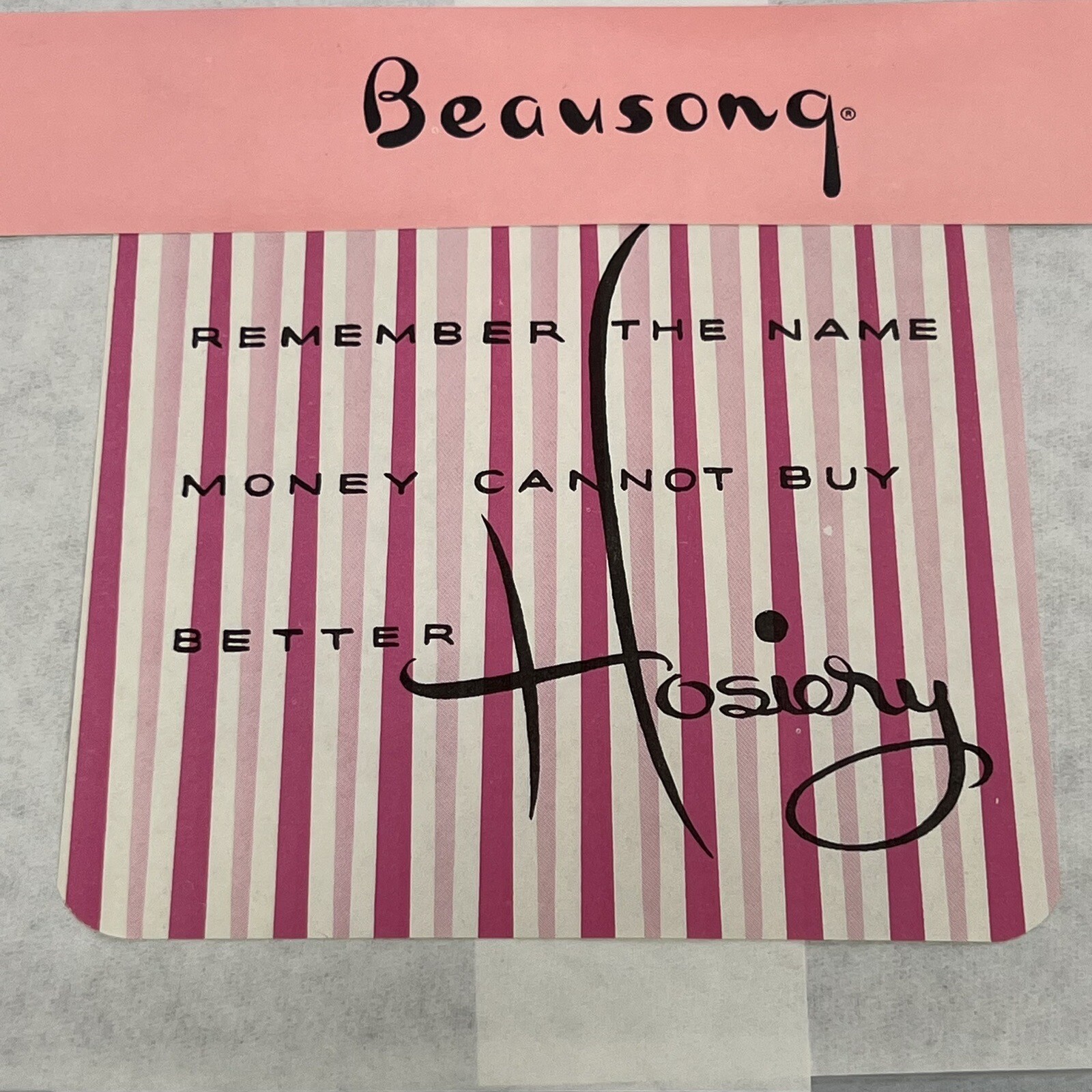 BEAUSONG 700 Texture Seamless All Nylon Stocking Size 8.5 Carbon Mist 3 Pack NEW