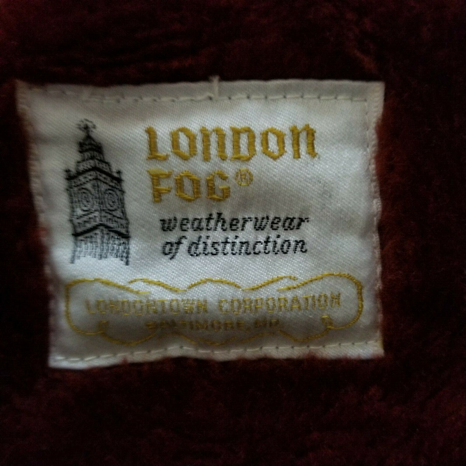 London Fog Vintage Lined Jacket with Removeable Hood, Sz S/M (9/10)