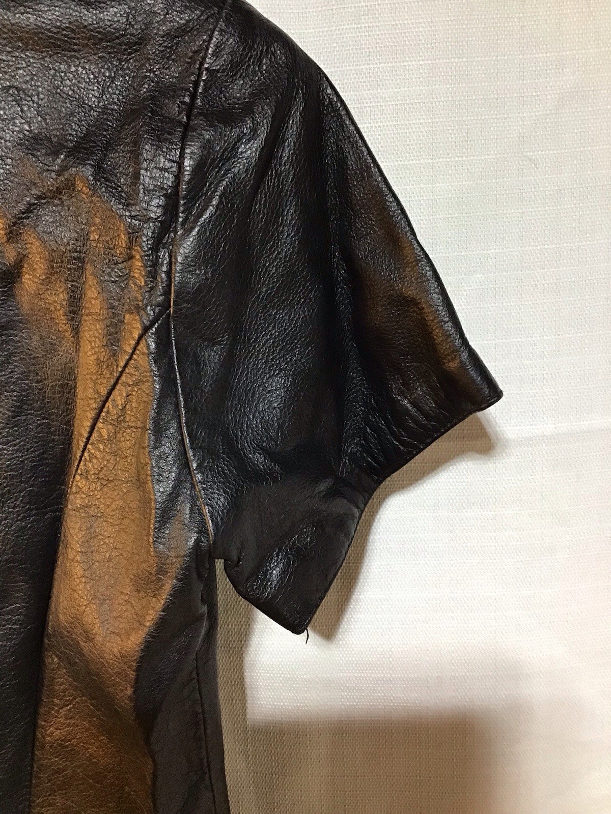 Vintage Maxima Wilson’s Leather Blouse Shirt Top