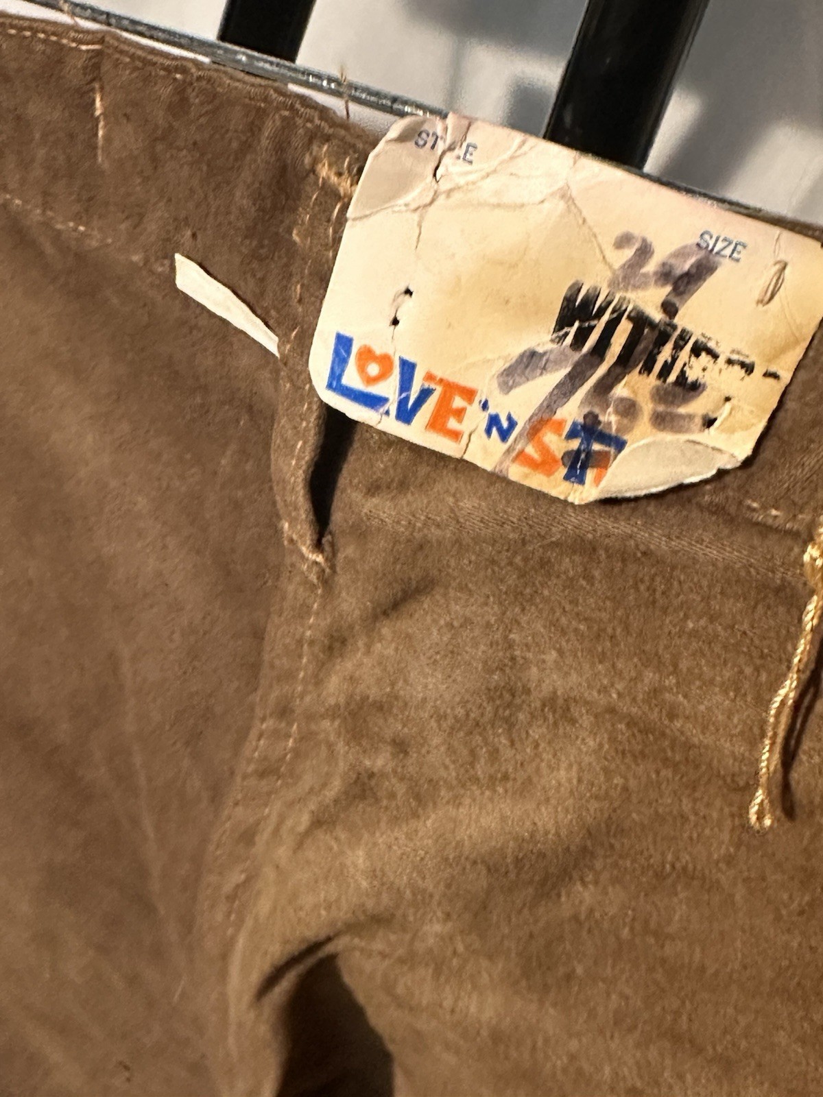 LOVE n STUFF VINTAGE BROWN PANTS
