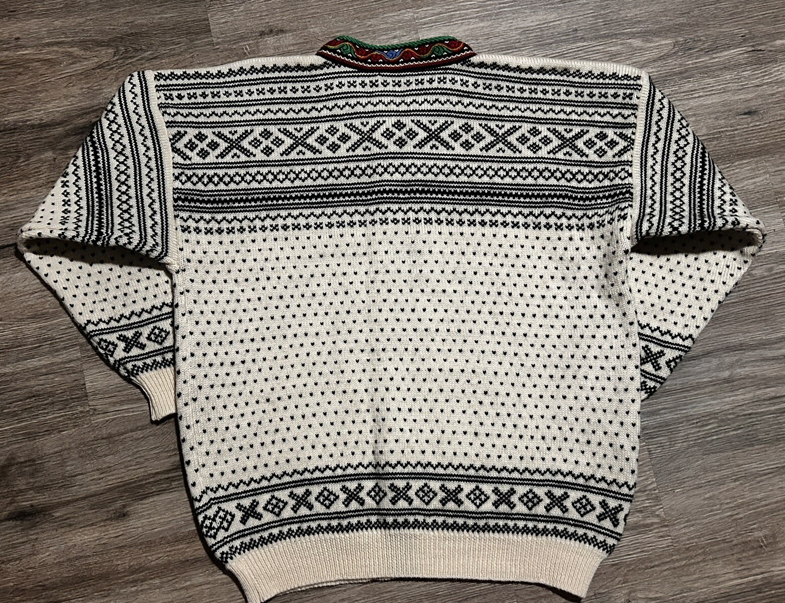 Vintage Norwegian Wool Sweater Sz S