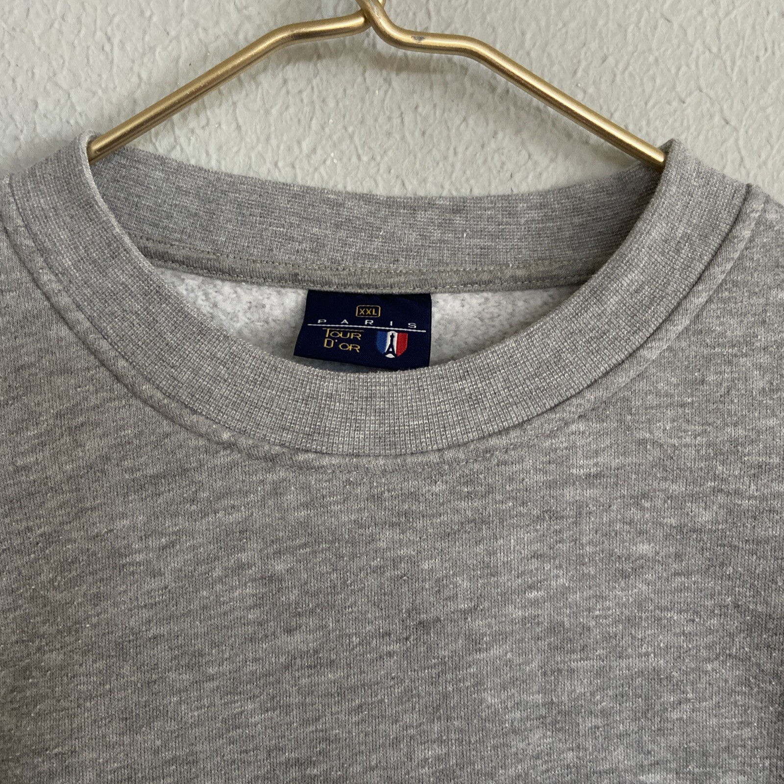 VTG Paris Tour D’or Ile De France Embroidered Rainbow Sweatshirt XXL – ALTERED