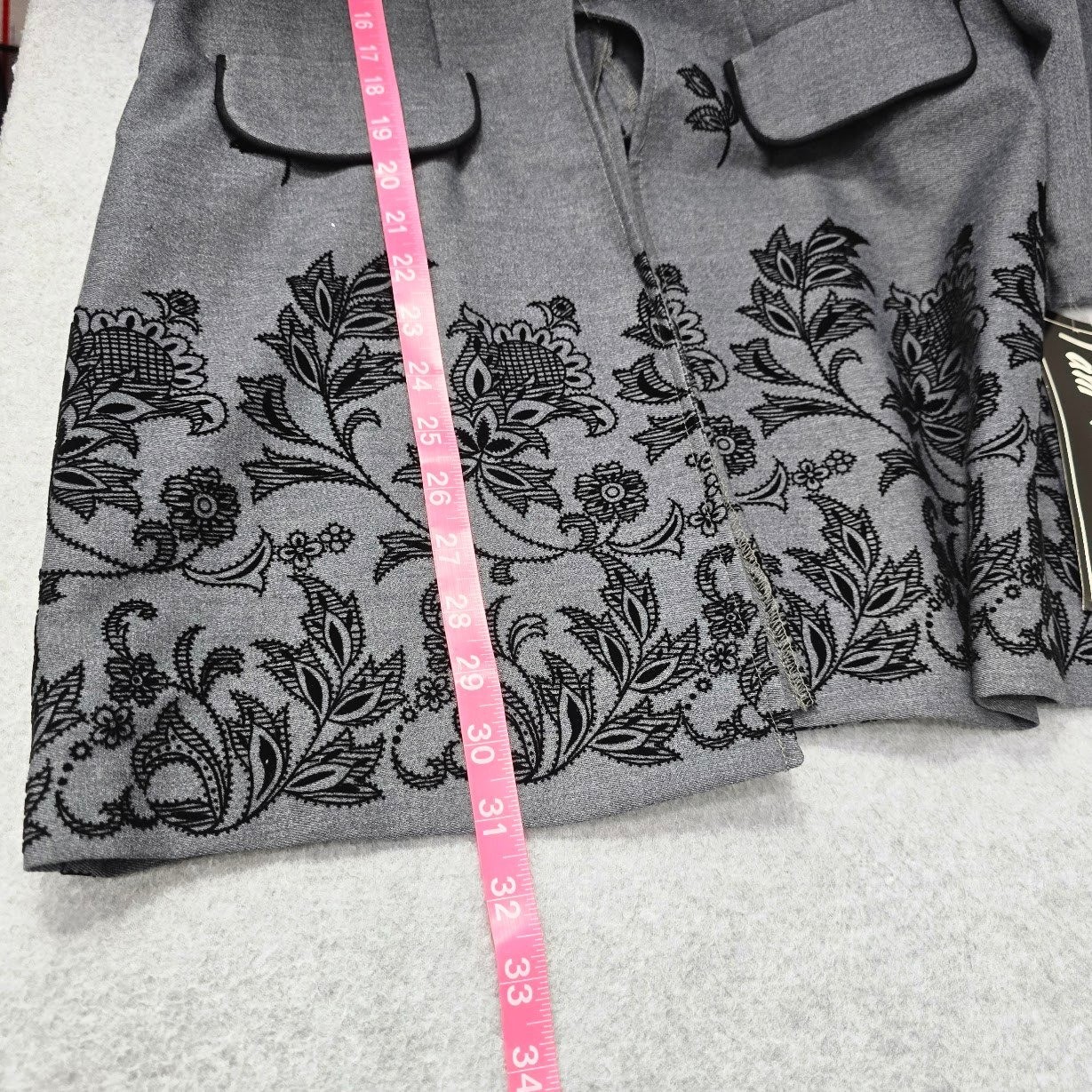 Vintage 90s Molly Malloy Dress Jacket Set 4 Petite Embroidered Office Career NWT