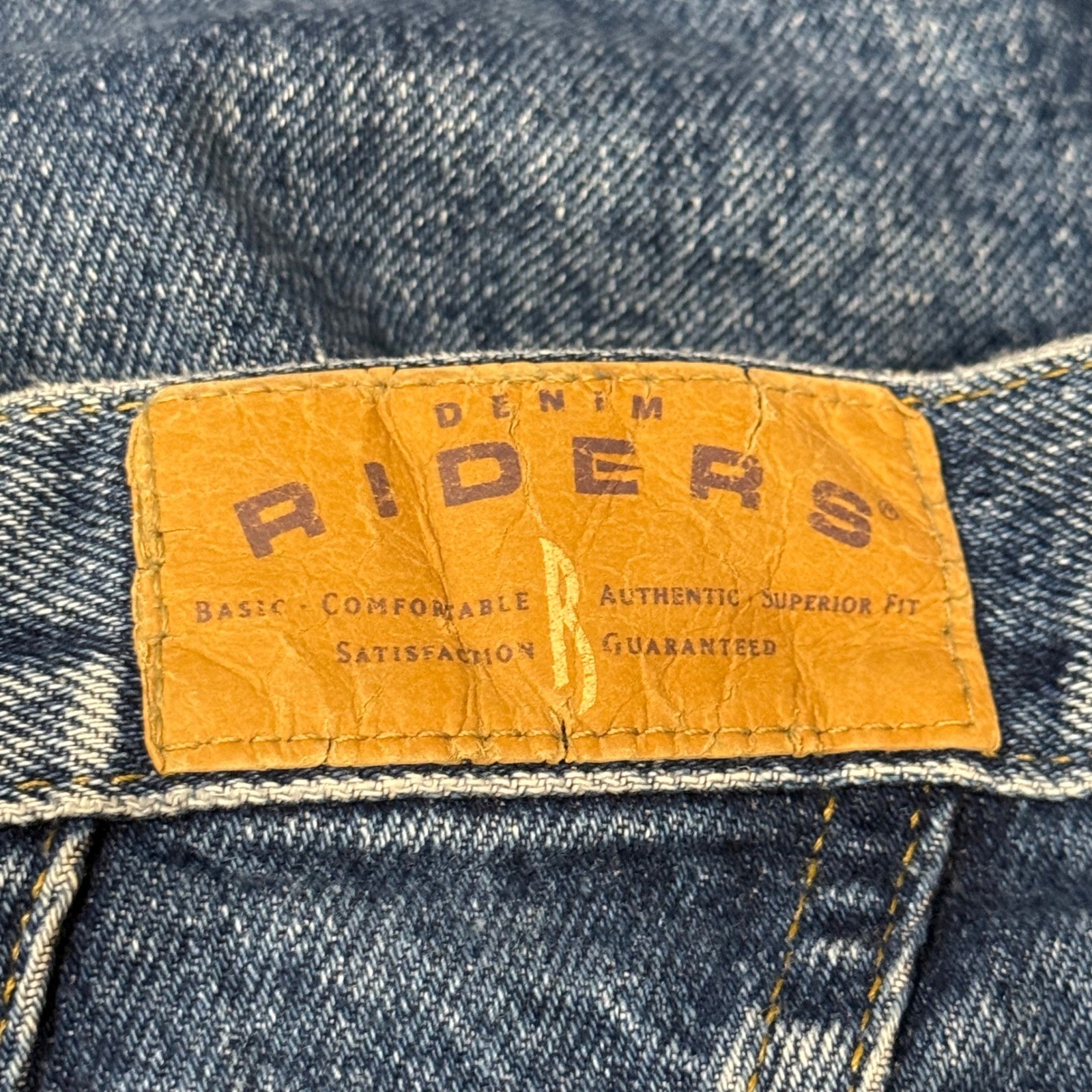 Riders by Lee Vintage High Waisted Mom Jeans Medium Wash Tapered 18 Med 36×31