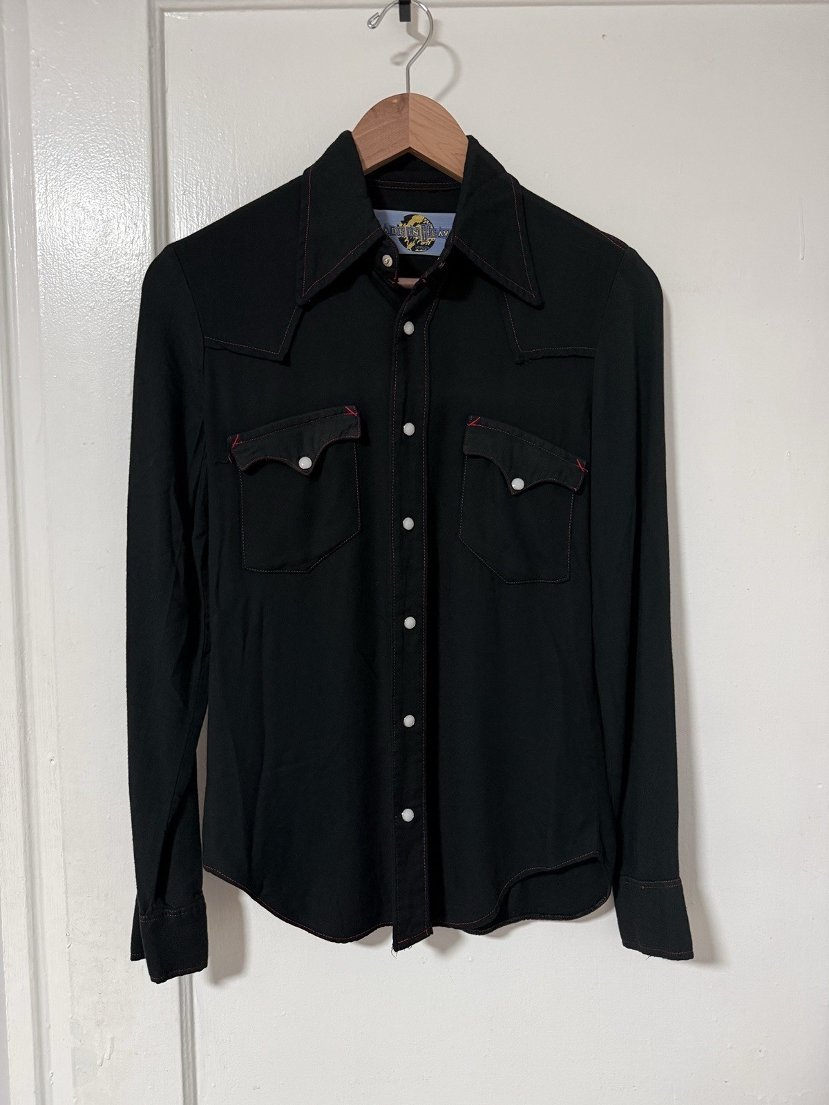 Vintage 60s 70s Made In Heaven Western Shirt Carnaby Street Granny Takes A Trip