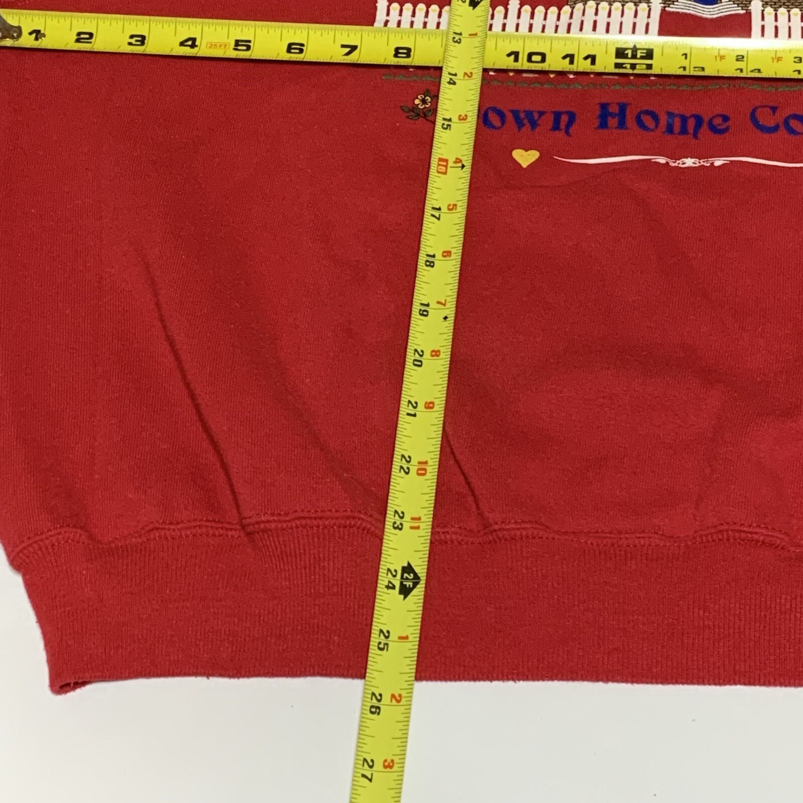 Vintage Cottagecore Sweatshirt Down Home Country Lee Mid weight Women’s 3X 1992