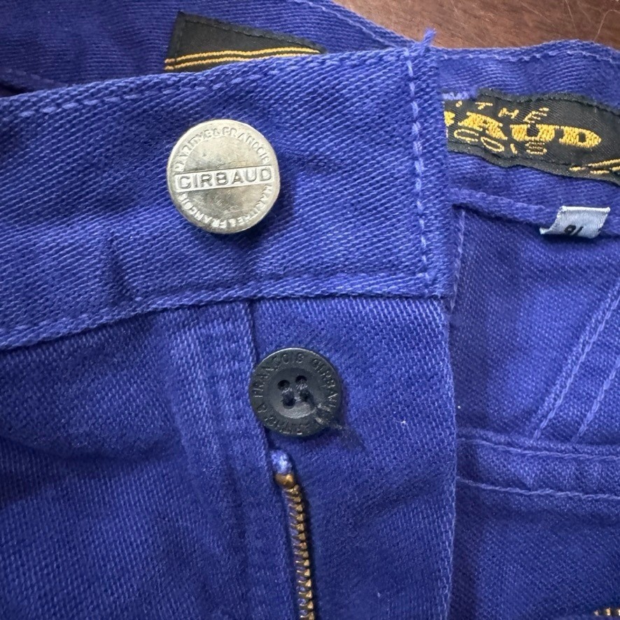 Marithe Francois Girbaud Vintage Royal Blue Denim Shorts Women 16 High Waist 90s