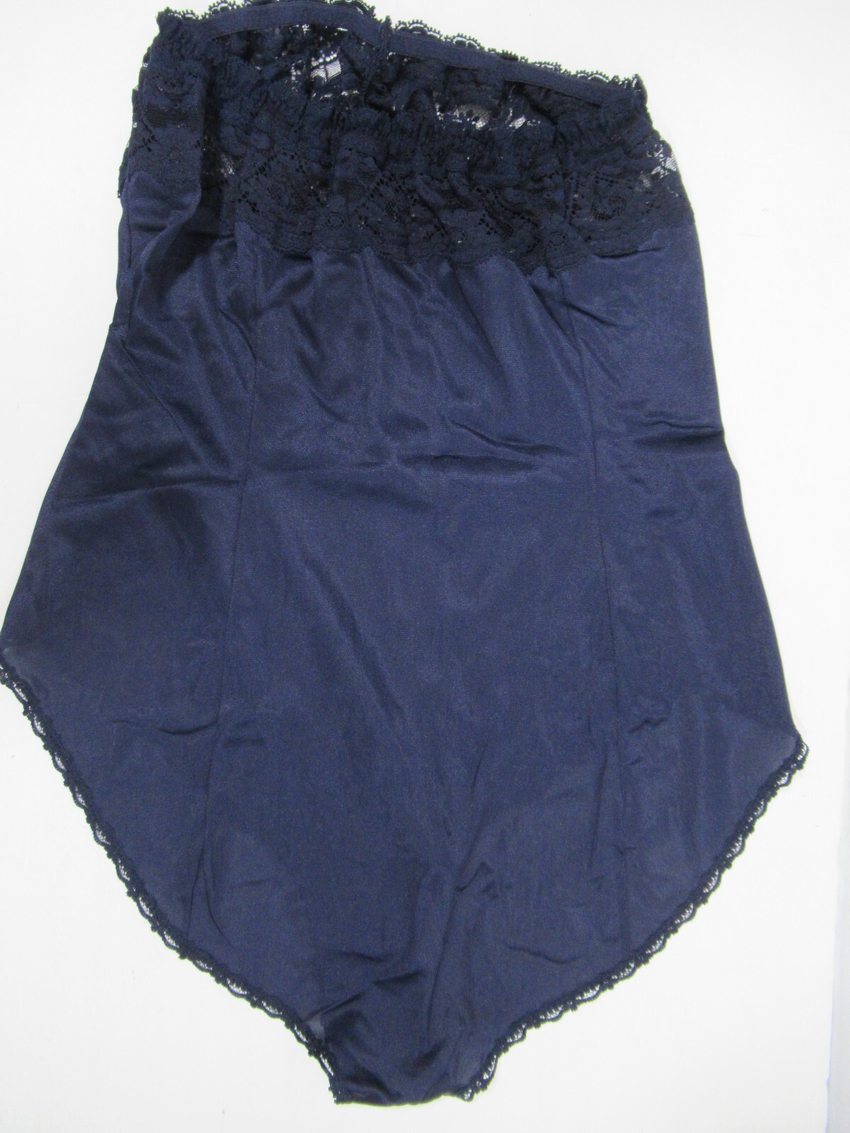 Vintage Vassarette Frilly Lace & Satin Strapless Teddy Size 34 Bodysuit Romper