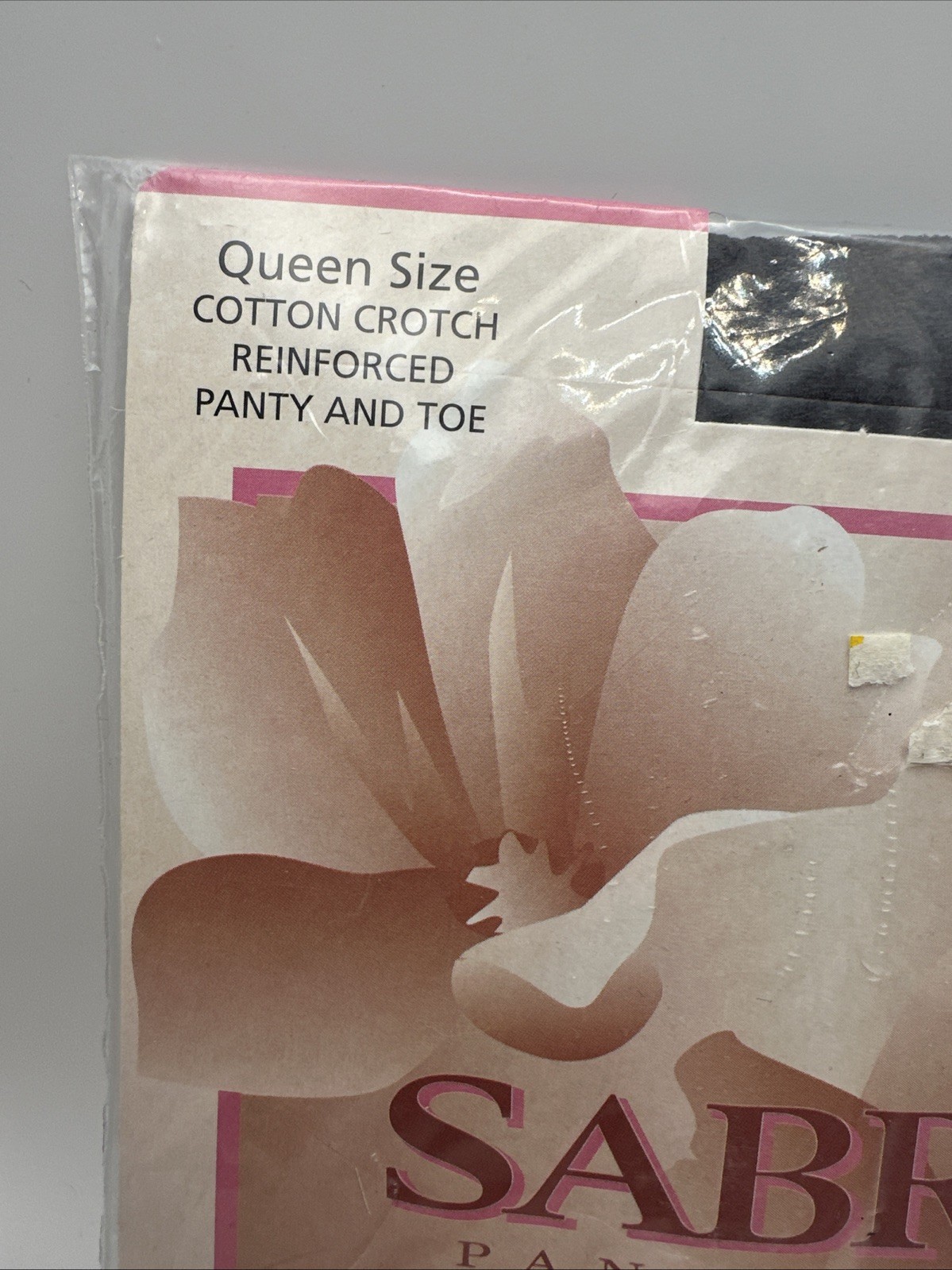 Sabra Size 1X-2X Pantyhose Gray Grey Reinforced Panty Sheer 100% Nylon NIP