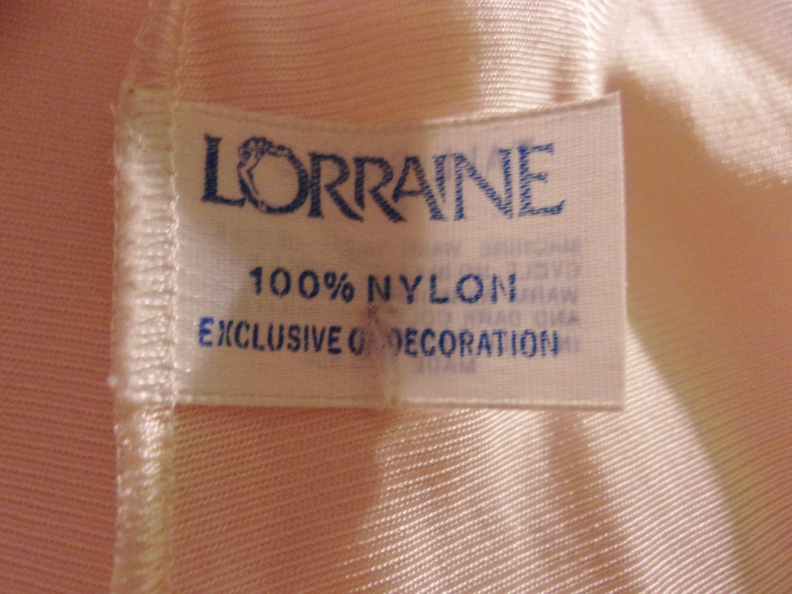 Vtg Lorraine Beige Half Slip – 25″ Long – Sz Small Long – Made in USA