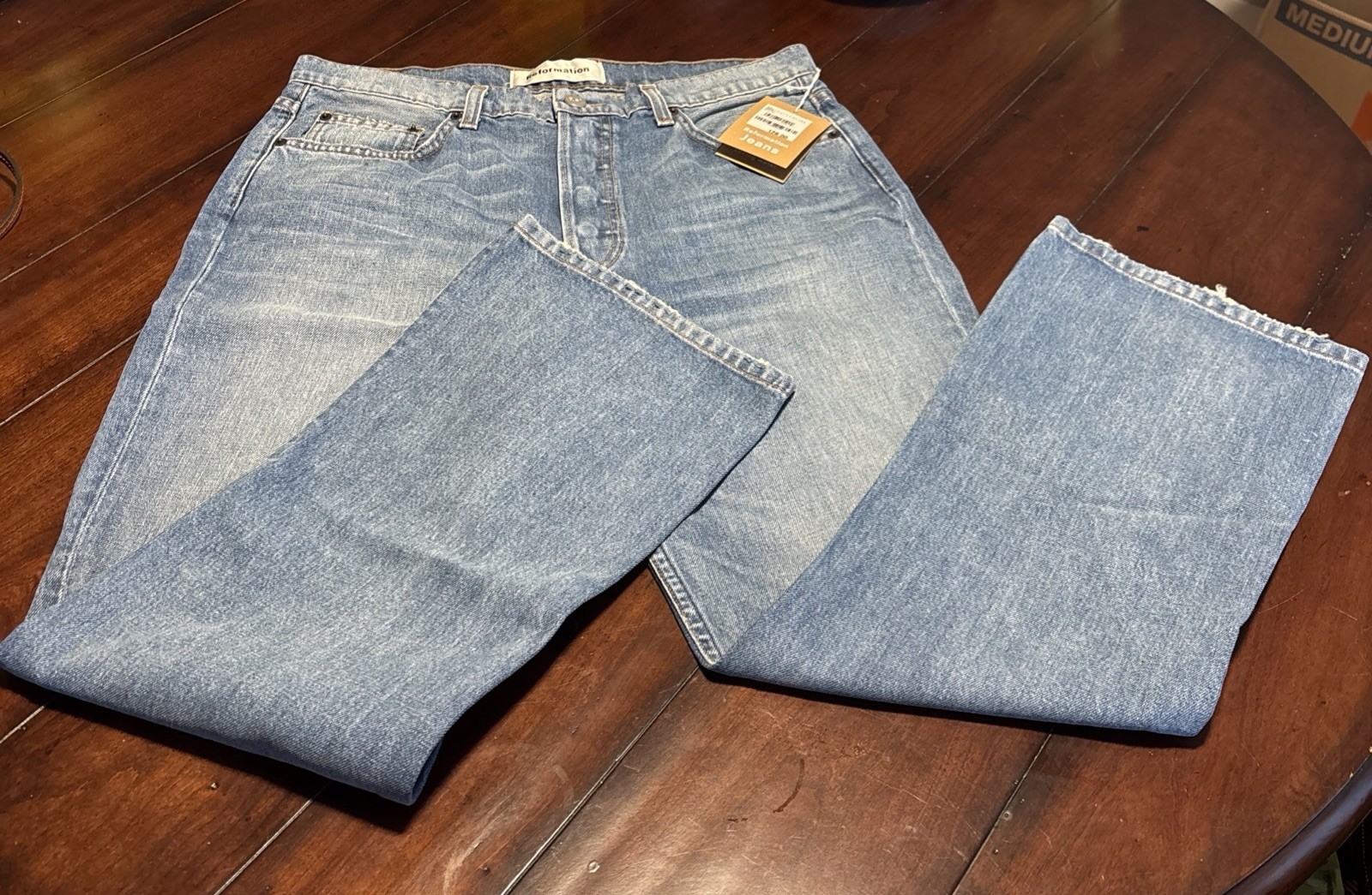 Reformation High Rise Jordi Kick Flare Jeans – Size 31 / Wash = Arches