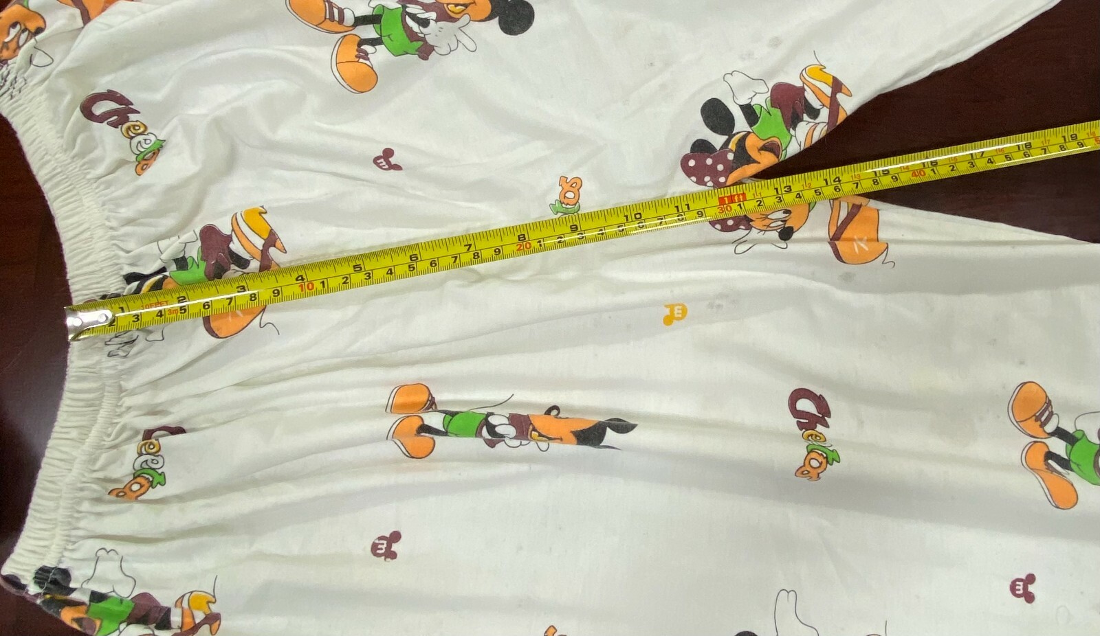 Vintage Mick And Minnie Mouse Lounge Bottoms Women’s Size S „Junk Food” *READ*