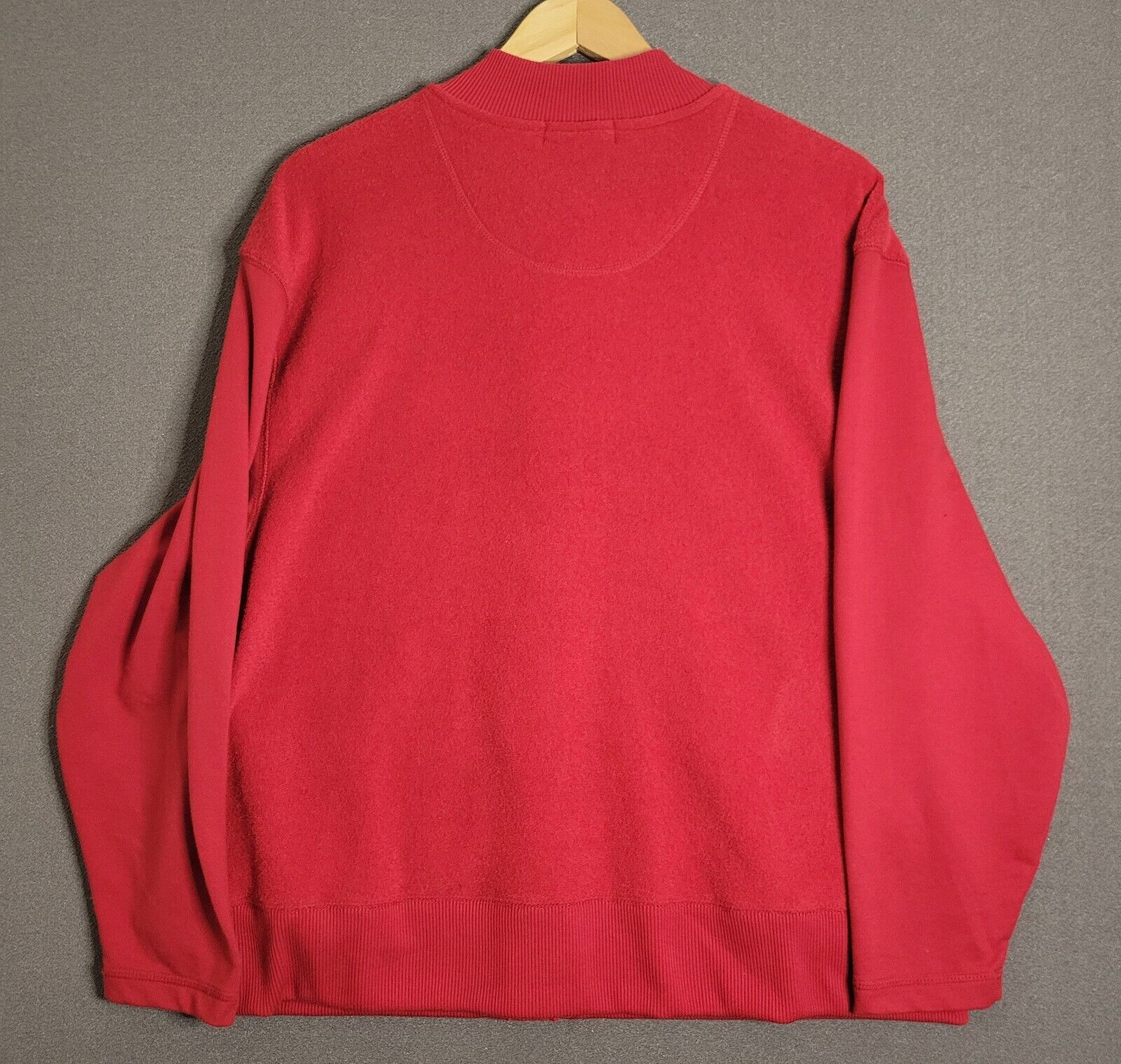 Vintage 80s Blast Sweater Women’s Large Cardigan Embroidered Red Christmas Xmas