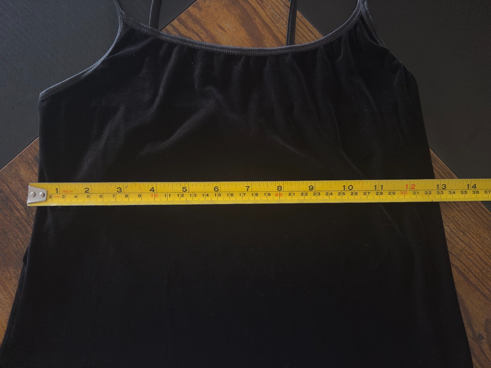 Vintage WARNER’s Velvet Beware, Small Black Tank Top Camisole Spaghetti Straps
