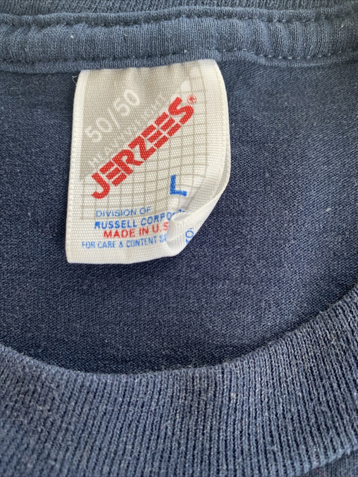 Vintage 95 Endless Designs Houses T-shirt Size L Large USA Unisex 50/50 Jerzees
