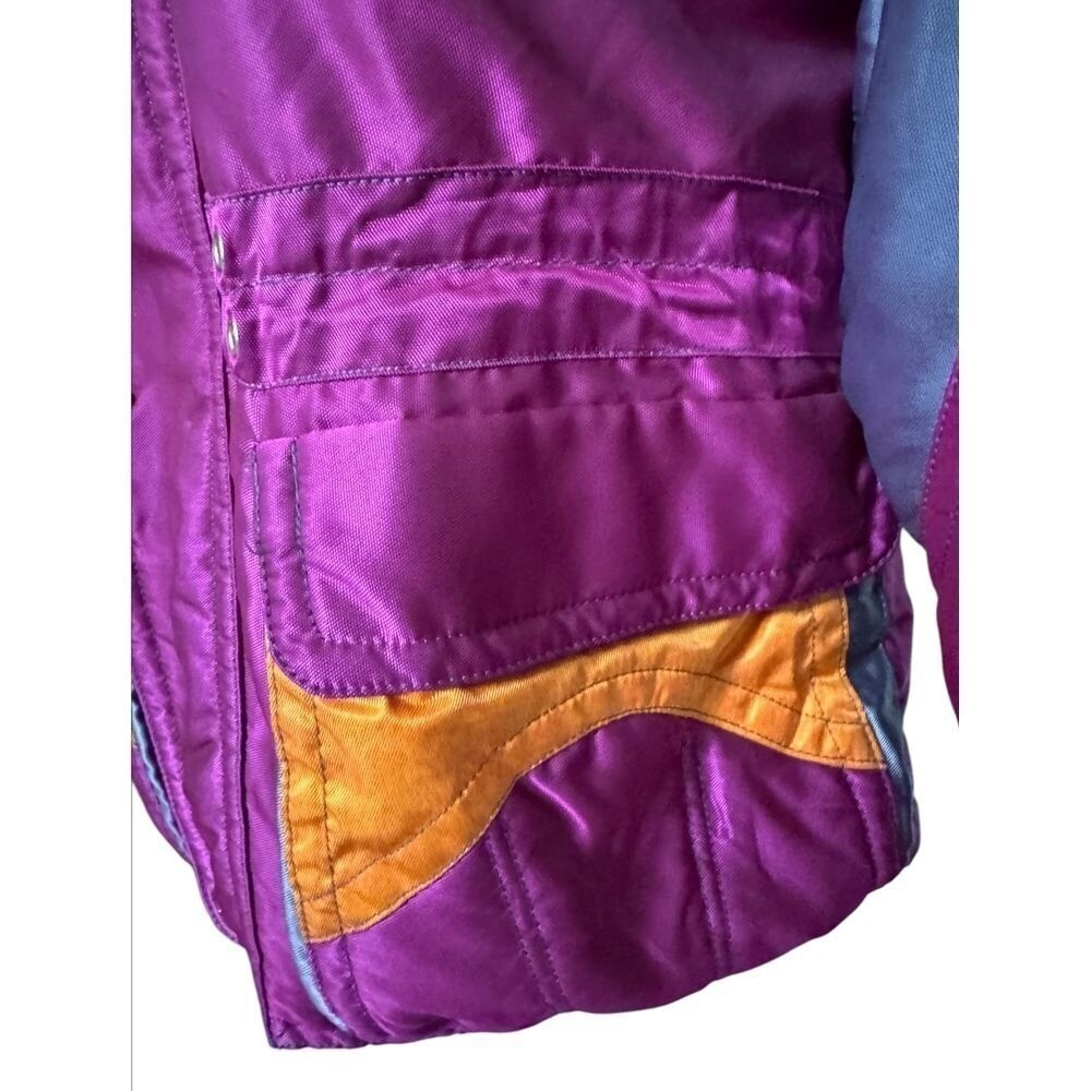 Descente Ski Jacket Women Large Multicolor Excellent Vintage Insulated Parka