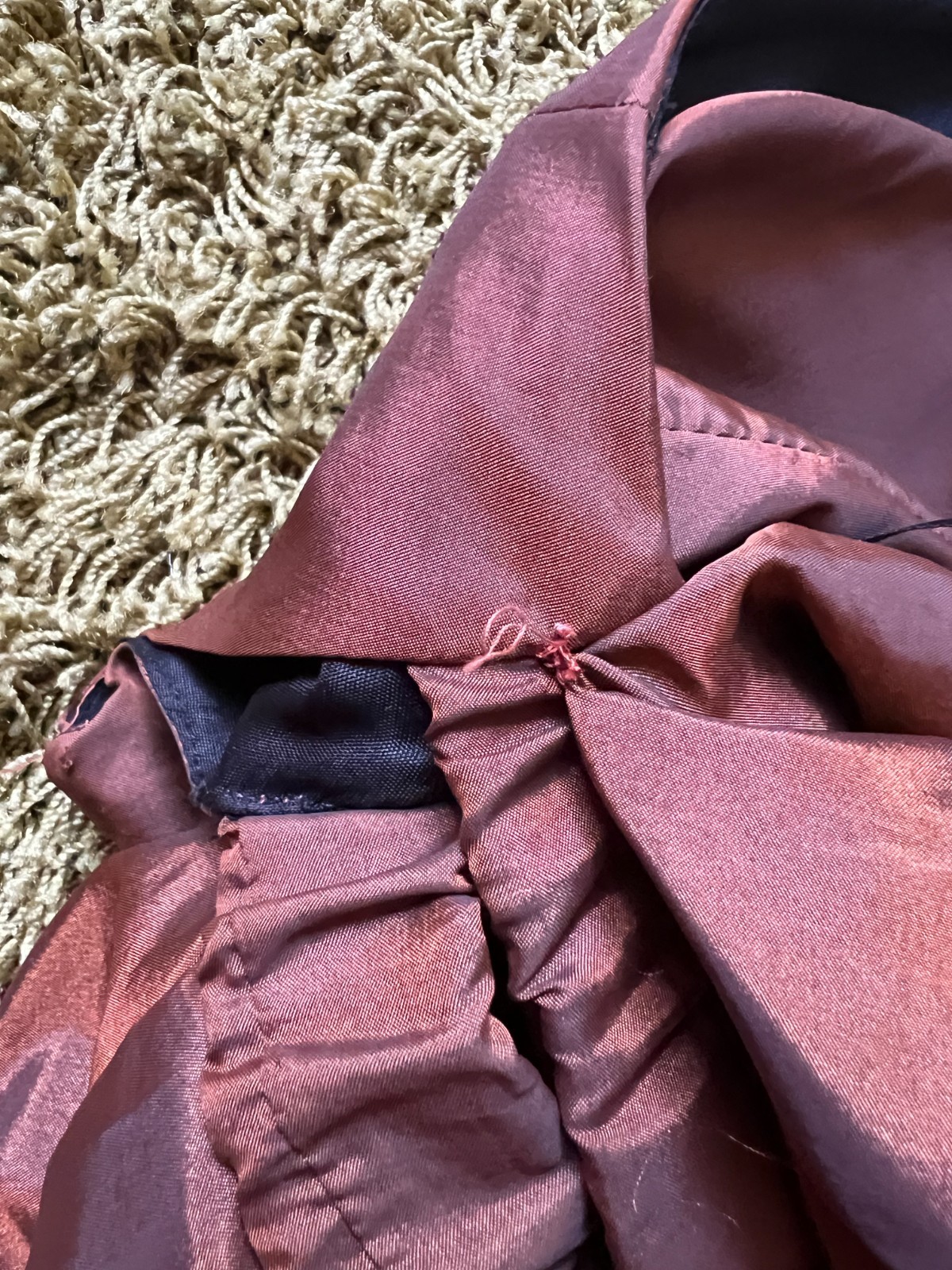 1980s JOHN CHARLES Off Shoulder Cocktail Gown Prom Party Taffeta Gala Evening