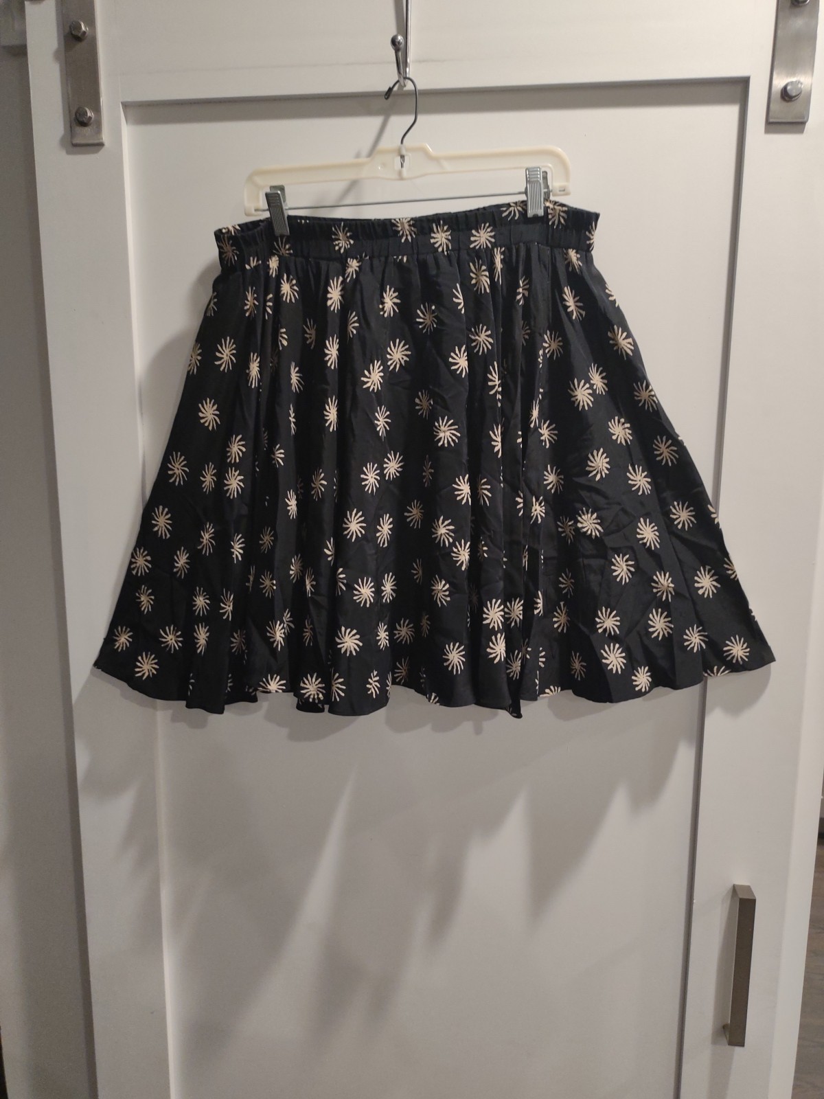 Linda Allard for Ellen Tracy Vintage A-Line Silk Flared Skirt Hong Kong