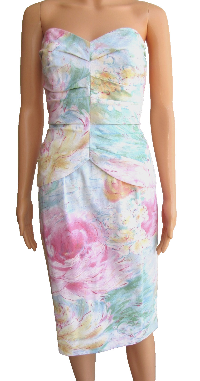 Vintage 90s Versatile Designer Summer Dress John Marks by Helen Hutton UK 10