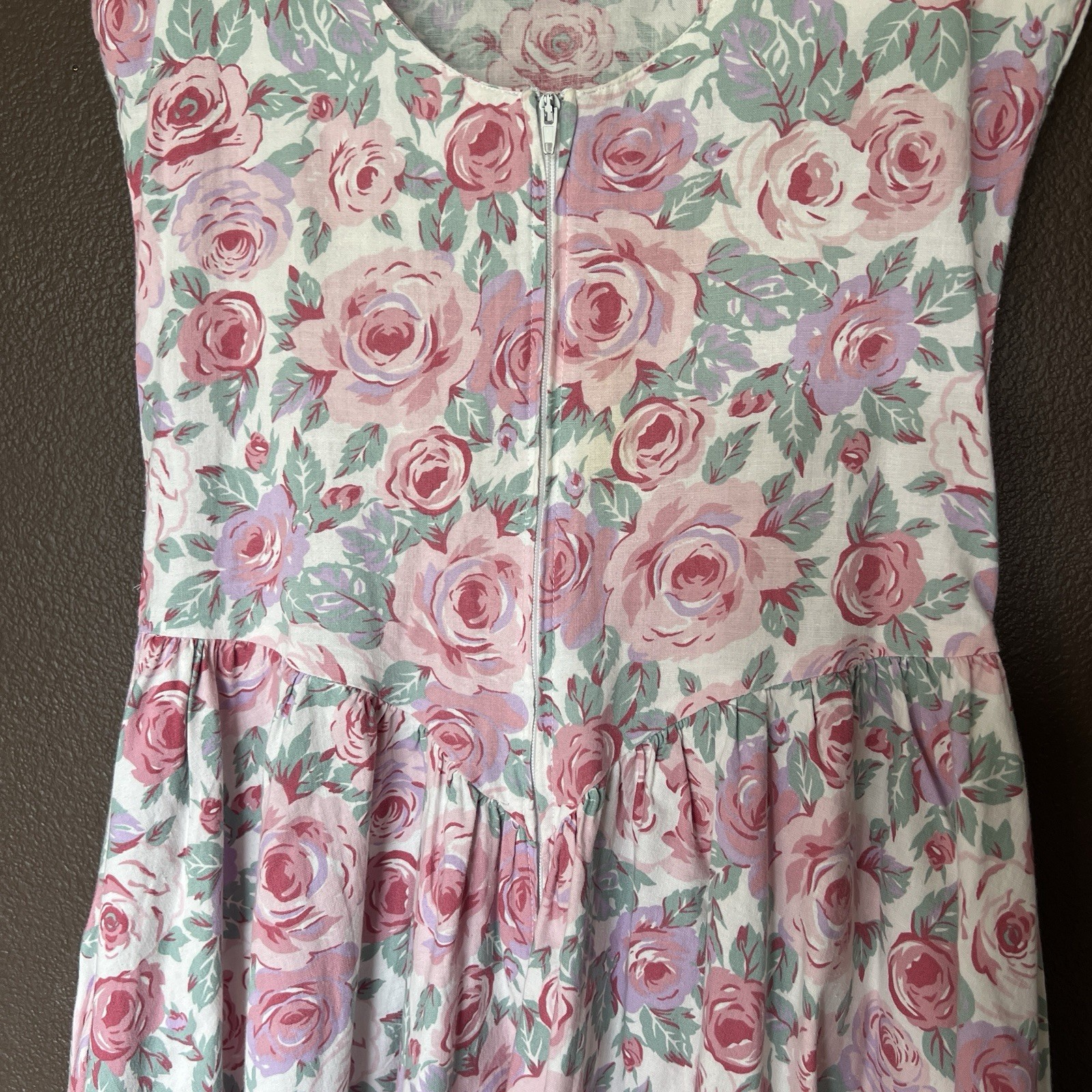 90s Joni Blair Floral Sundress Cottagecore Pastel Romantic