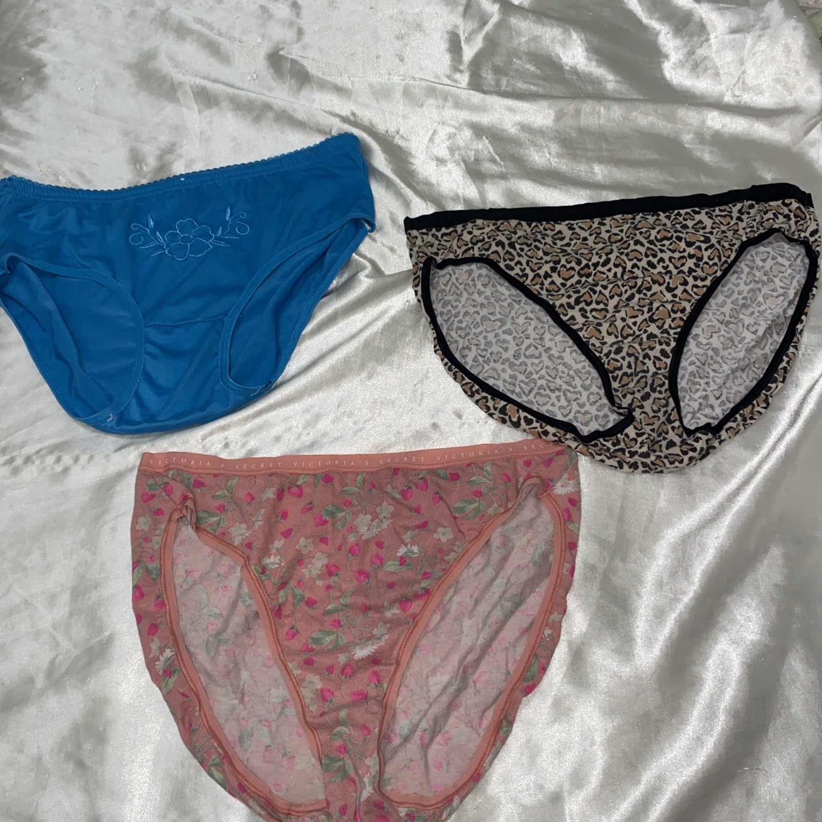 Vintage mix lote/3 PINk/ Victoria’S Secrets PANTIES#9217