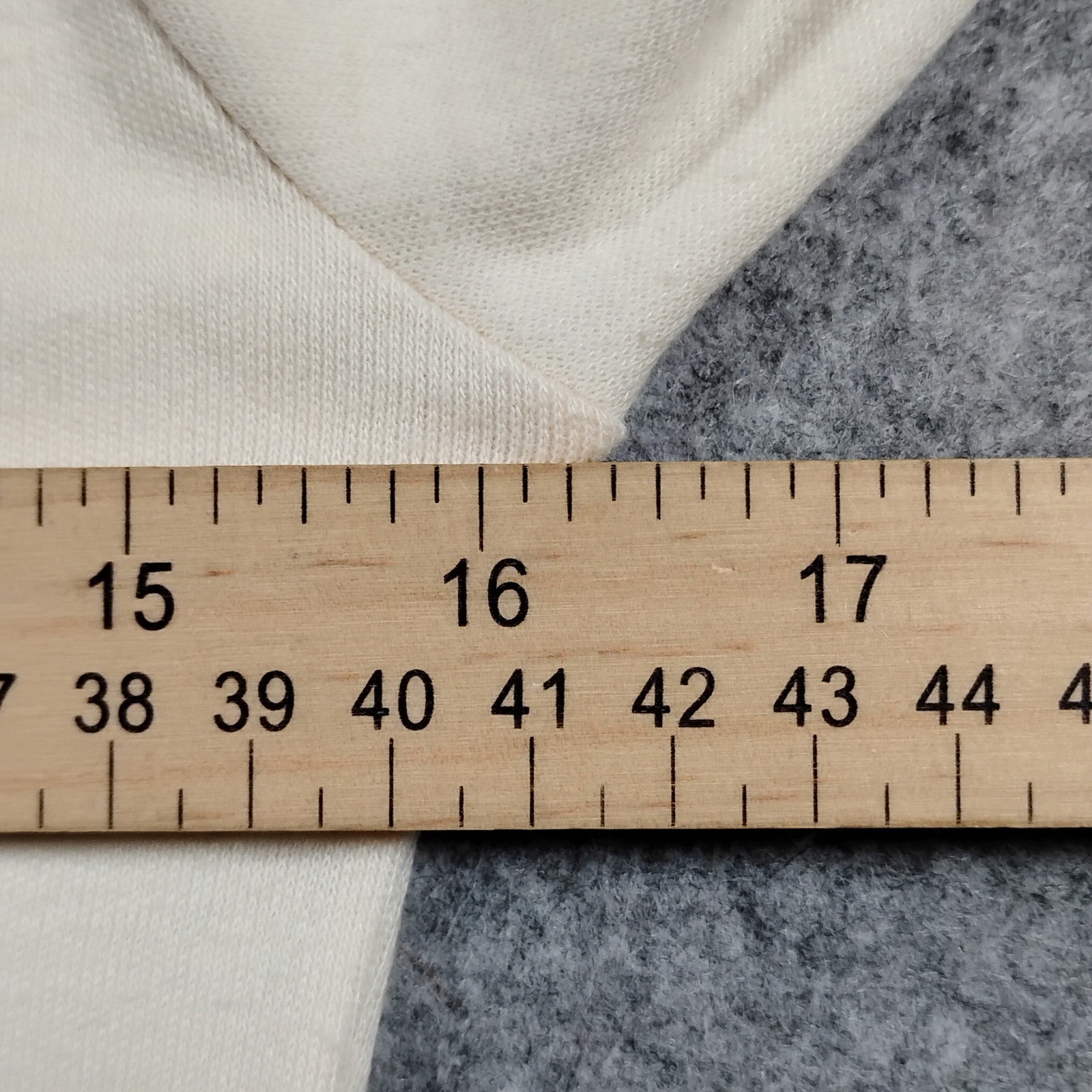 Vintage Fun-Tees Hawaii Scoop Neck Long Sleeve T-Shirt Cream USA Made Size M 80s