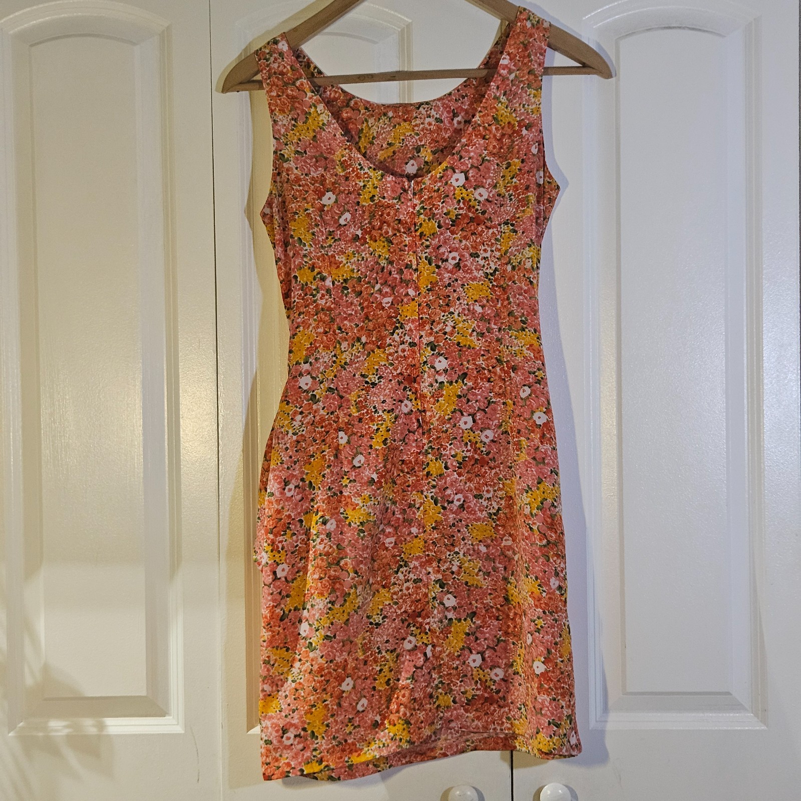Vintage Guess by Georges Marciano 2 Floral Wrap Mini Dress 80s 90s Cottagecore