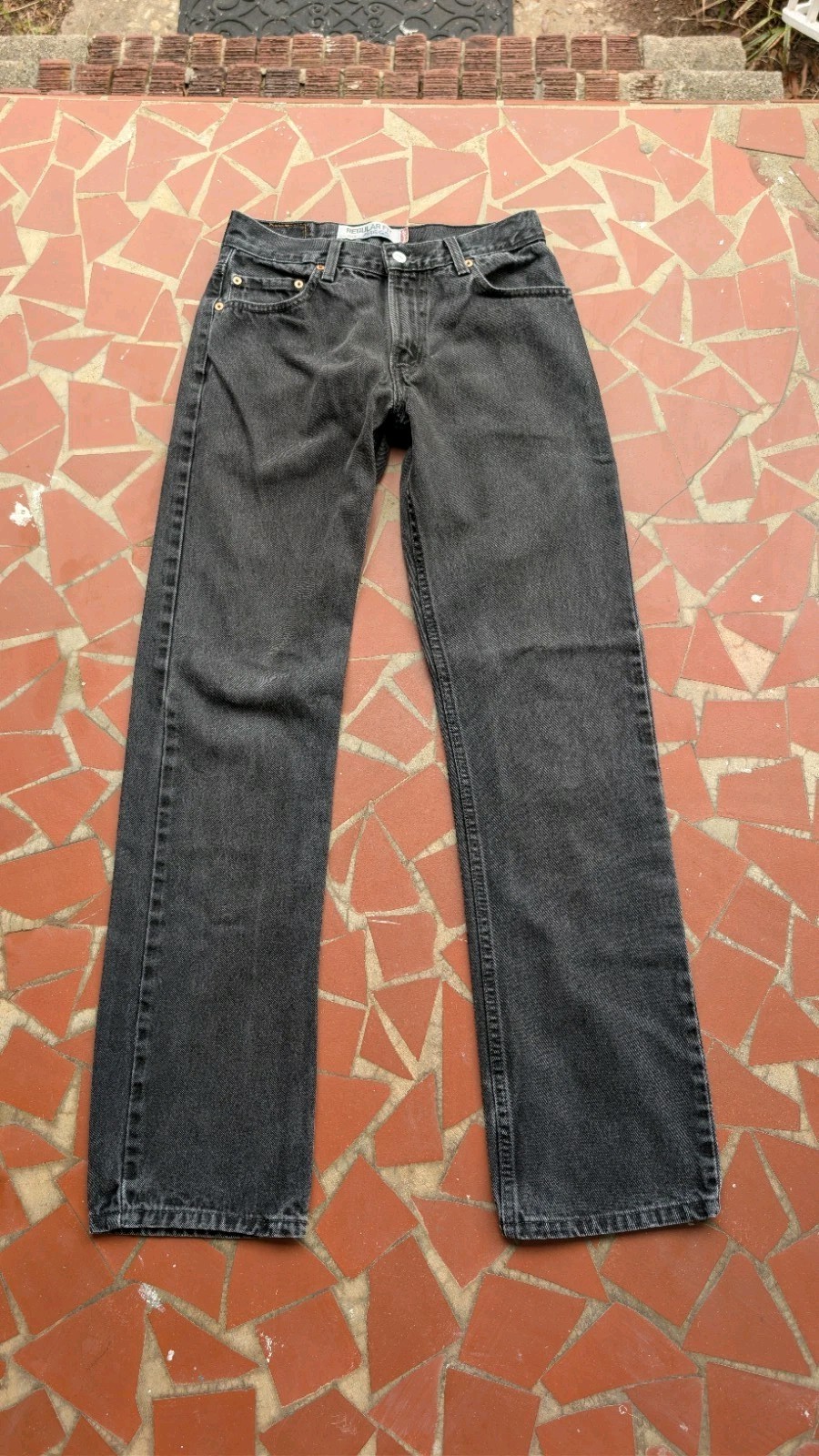 Vintage Levis 505 Regular Fit Unisex 28×33 Black