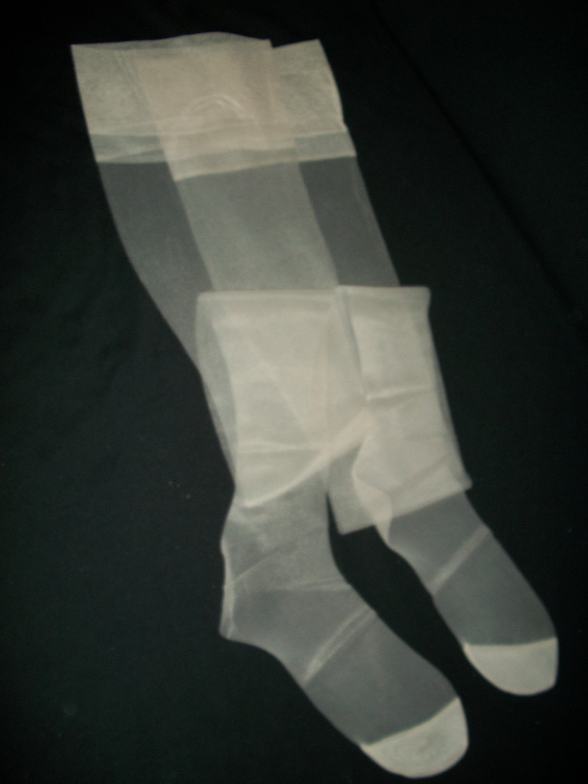 Vtg Sears Seamless Hosiery 400 NH Bone Size 11 Original Package New